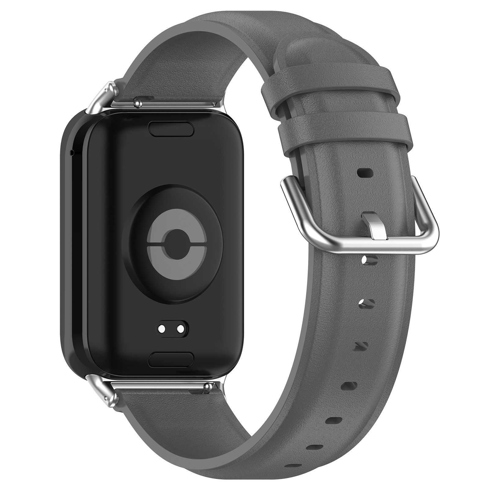 

Echte Kuhleder -uhr -band Für Xiaomi Smart Band 8 Pro, Ersatzbänder Mit Steckern - Grau, Xiaomi Smart Band 8 Pro
