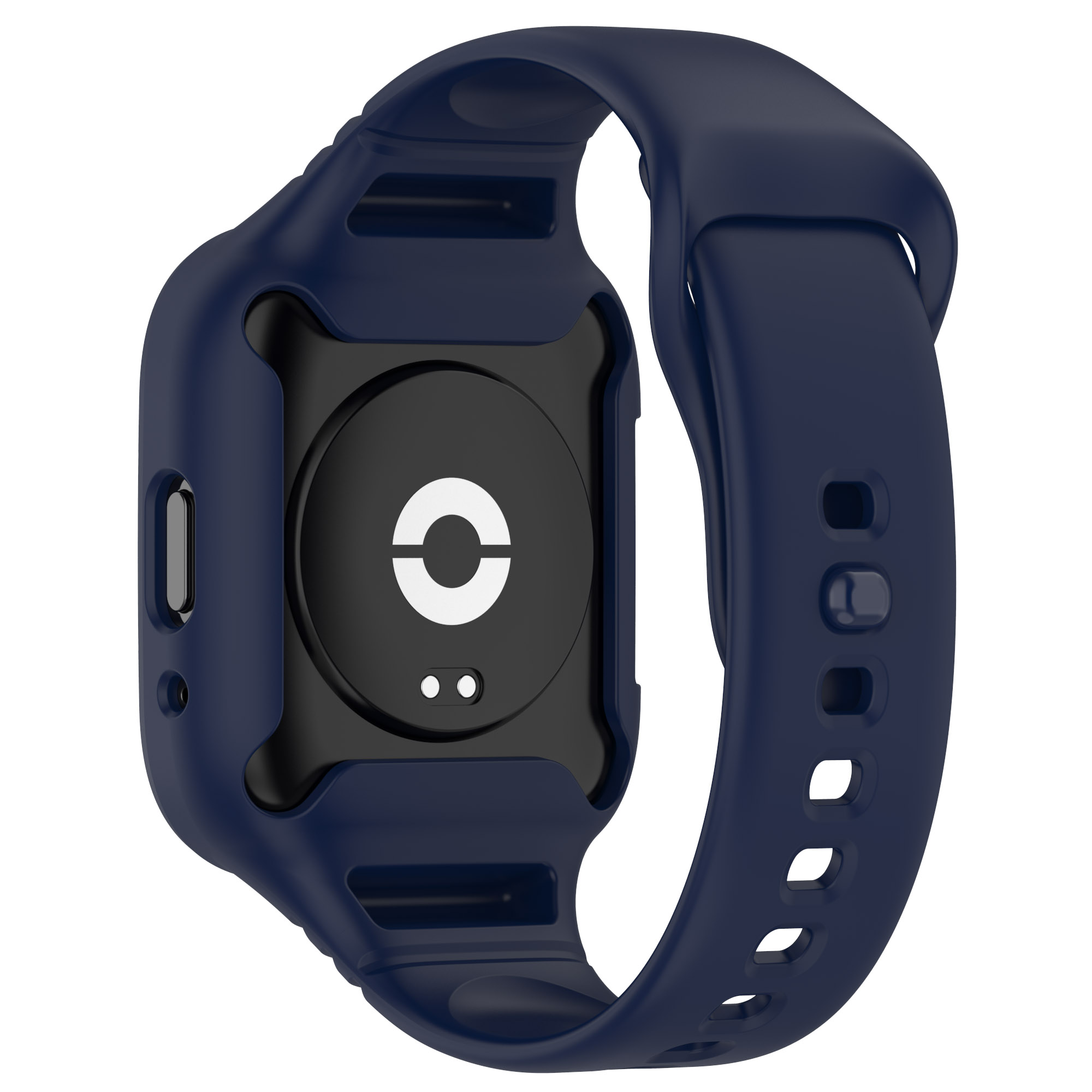 

Silikon Uhrenband Für Xiaomi Redmi Watch 3 Aktiv / Redmi Watch 3 Lite, Handgelenksgurt Mit Schutzhülle - Tinte Blau, Xiaomi Redmi Watch 3 Active