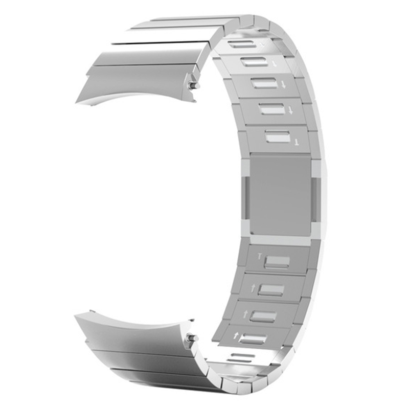 

Für Samsung Galaxy Watch6 / Watch6 Classic / Uhr 5 / Watch 5 Pro Magnetic Buckle Watch Band Edelstahl Uhrengurt - Silber, Galaxy Watch6 40mm