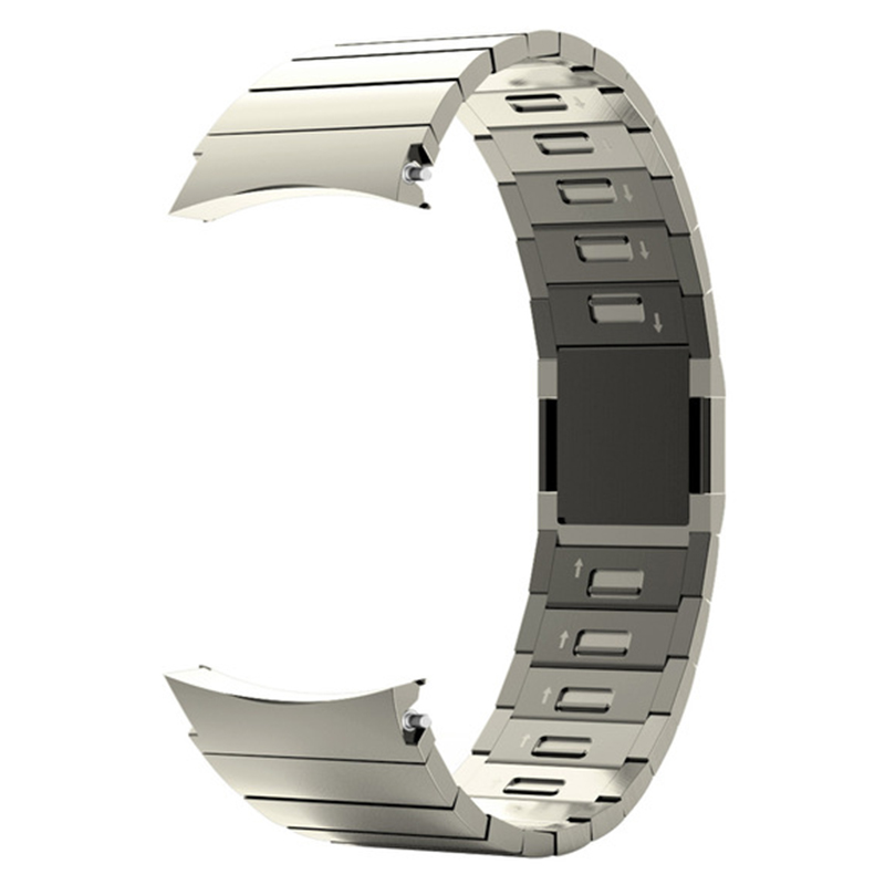 

Für Samsung Galaxy Watch6 / Watch6 Classic / Uhr 5 / Watch 5 Pro Magnetic Buckle Watch Band Edelstahl Uhrengurt - Titangrau, Galaxy Watch6 40mm