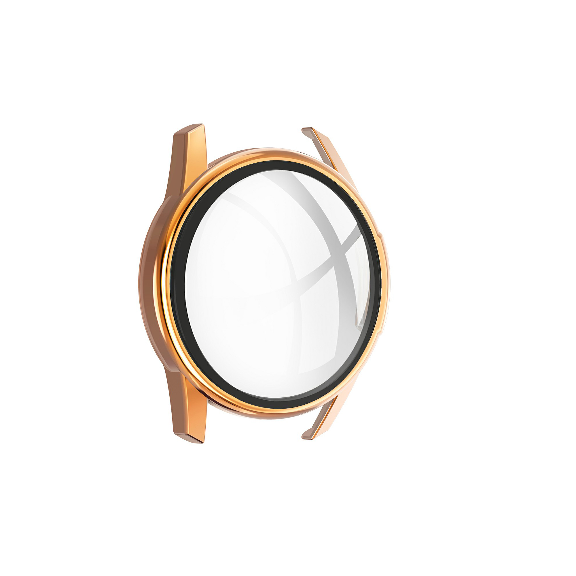 

Electroplating PC Edge + Tempered Glass Screen Protector Case Shell for Huawei Watch GT 2 46mm - Rose Gold, Other Phone Models