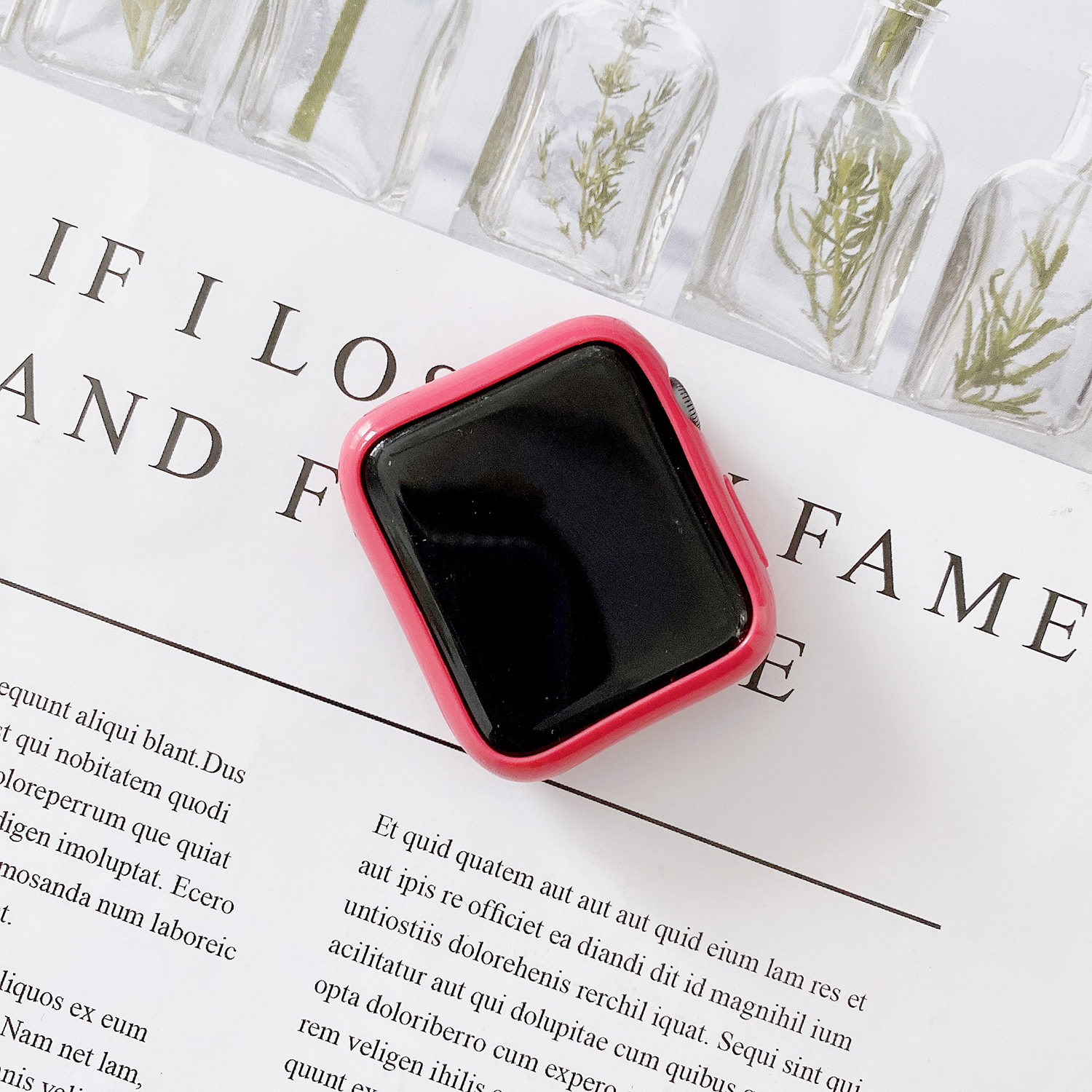 

Силиконовые Смарт-часы Защитный Чехол Для Apple Watch Series 1/2/3 38 Мм - Красный, Apple Watch Series 3 38mm