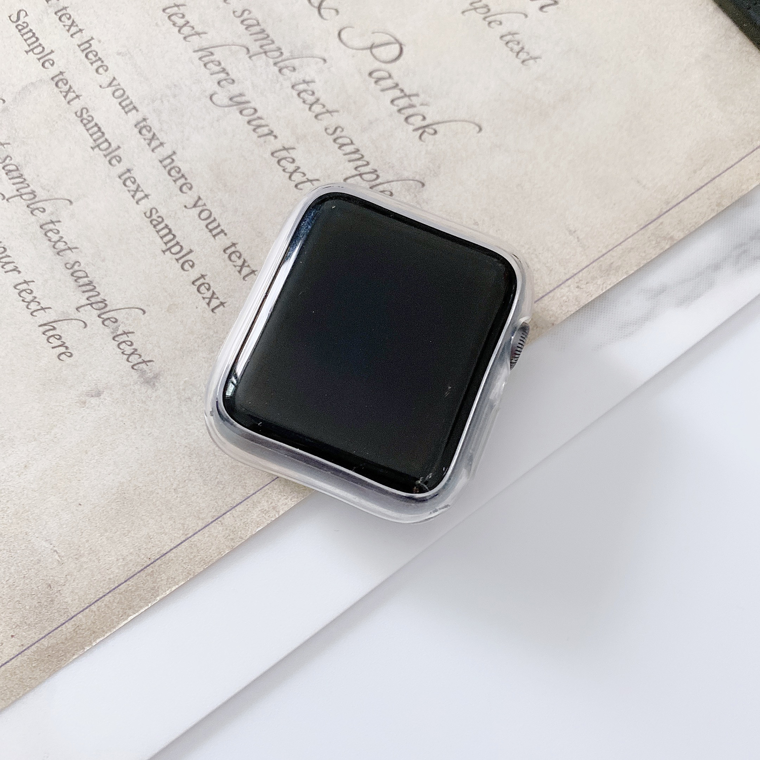

Силиконовые Смарт-часы Защитный Чехол Для Apple Watch Series 1/2/3 38 Мм - Прозрачный, Apple Watch Series 3 38mm