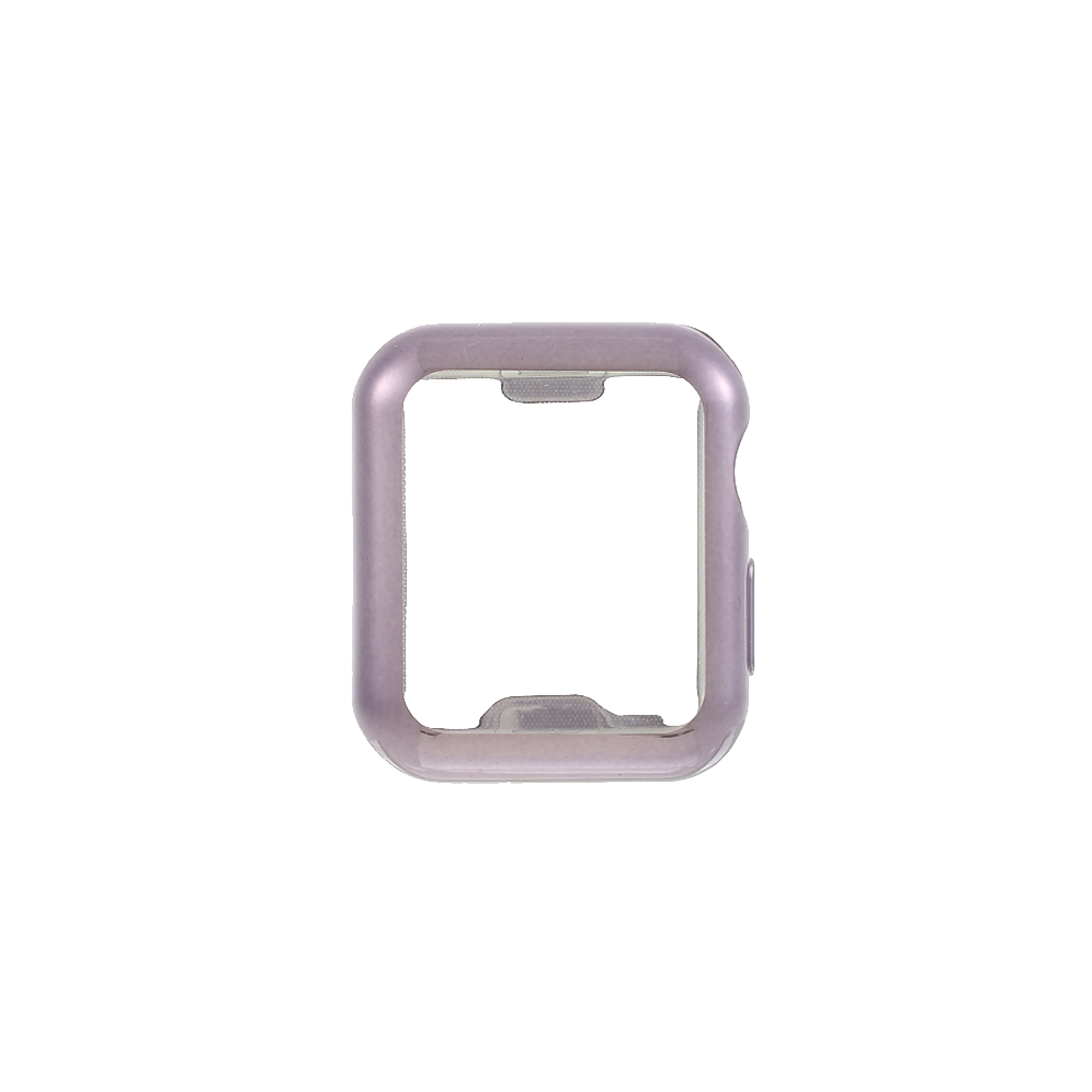 

Electroplating TPU Watch Cover Frame for Apple Watch Series 1/2/3 42mm - Purple, Apple Watch Series 3 42mm
