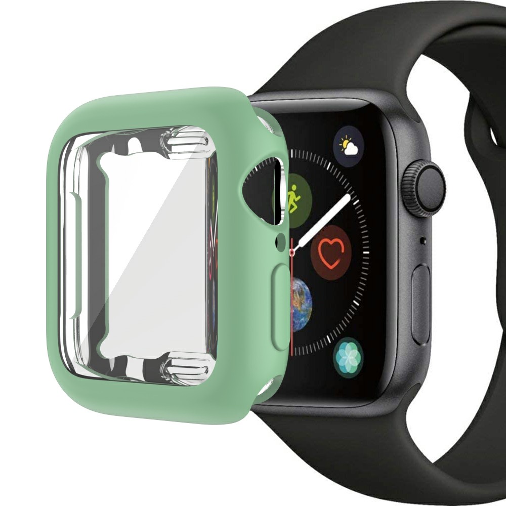 

Macaron Color TPU Watch Protective Case for Apple Watch SE/Series 6/5/4 44mm - Green, Apple Watch Series 6 44mm