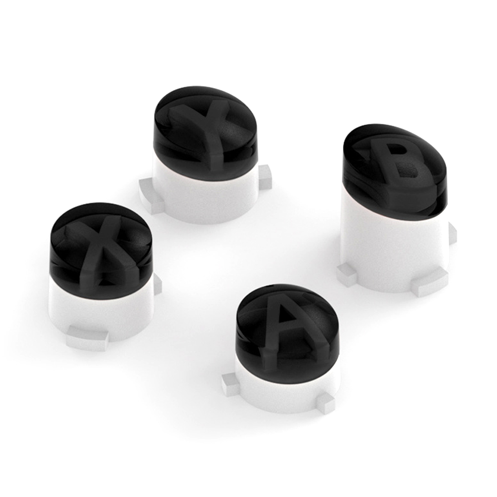 DATA FROG For Xbox One S / Xbox One / Xbox Elite Controller ABXY Buttons Replacement Gamepad Buttons - Black