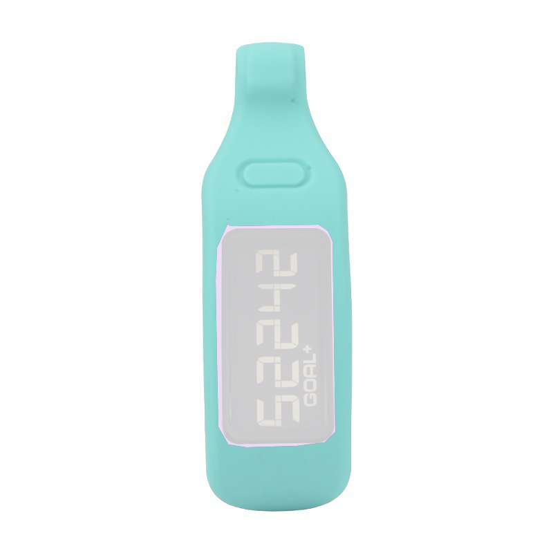 

Steel Hanging Buckle Silicone Bumper Case for Garmin Vivofit 1/2 Watch Cover - Cyan, Other Phone Models
