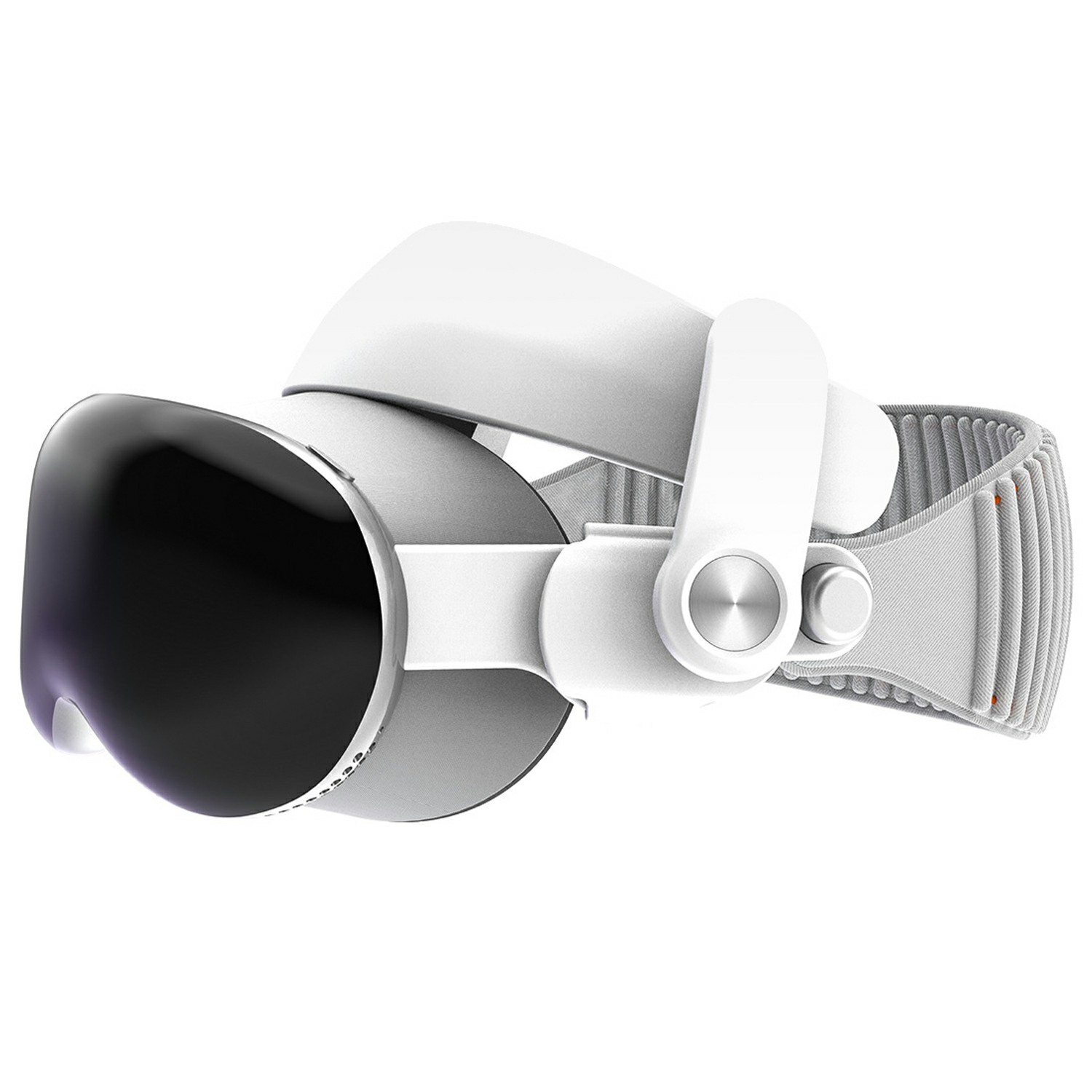 WOLMTT Adjustable Head Mount for Apple Vision Pro, 45-Degree Rotatable VR Headset Accessory