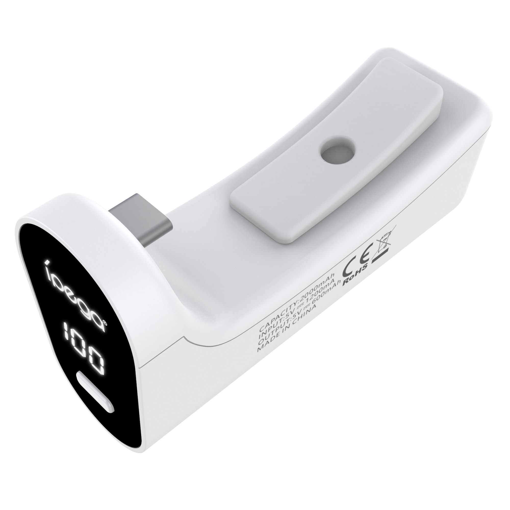 IPEGA PG-P5042 For Sony PlayStation 5 Game Controller LED Display 2000mAh External Battery Pack