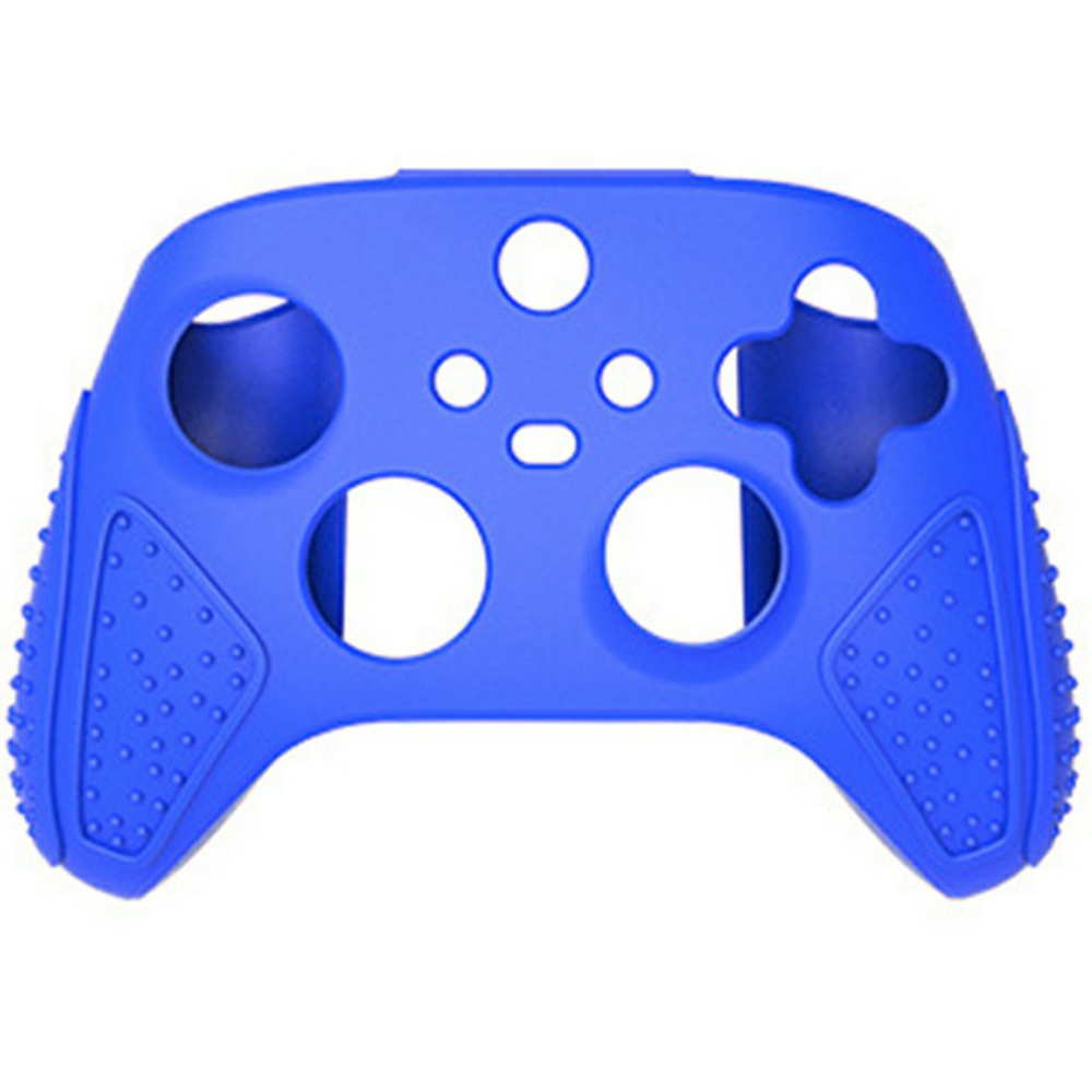 For Xbox Series S / X Game Controller Dust Proof Silicone Cover Anti Slip Protective Case - Blue