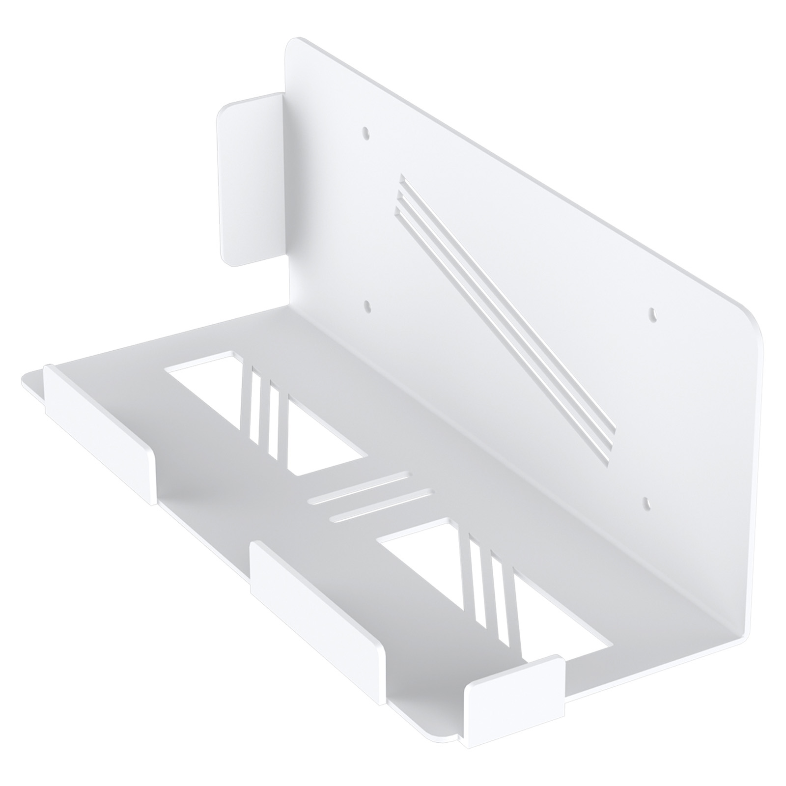 JYS JYS-P5226 Bracket for Sony PS5 Pro / PS5 Slim / PS5 Console Holder Wall Mount Storage Rack - White