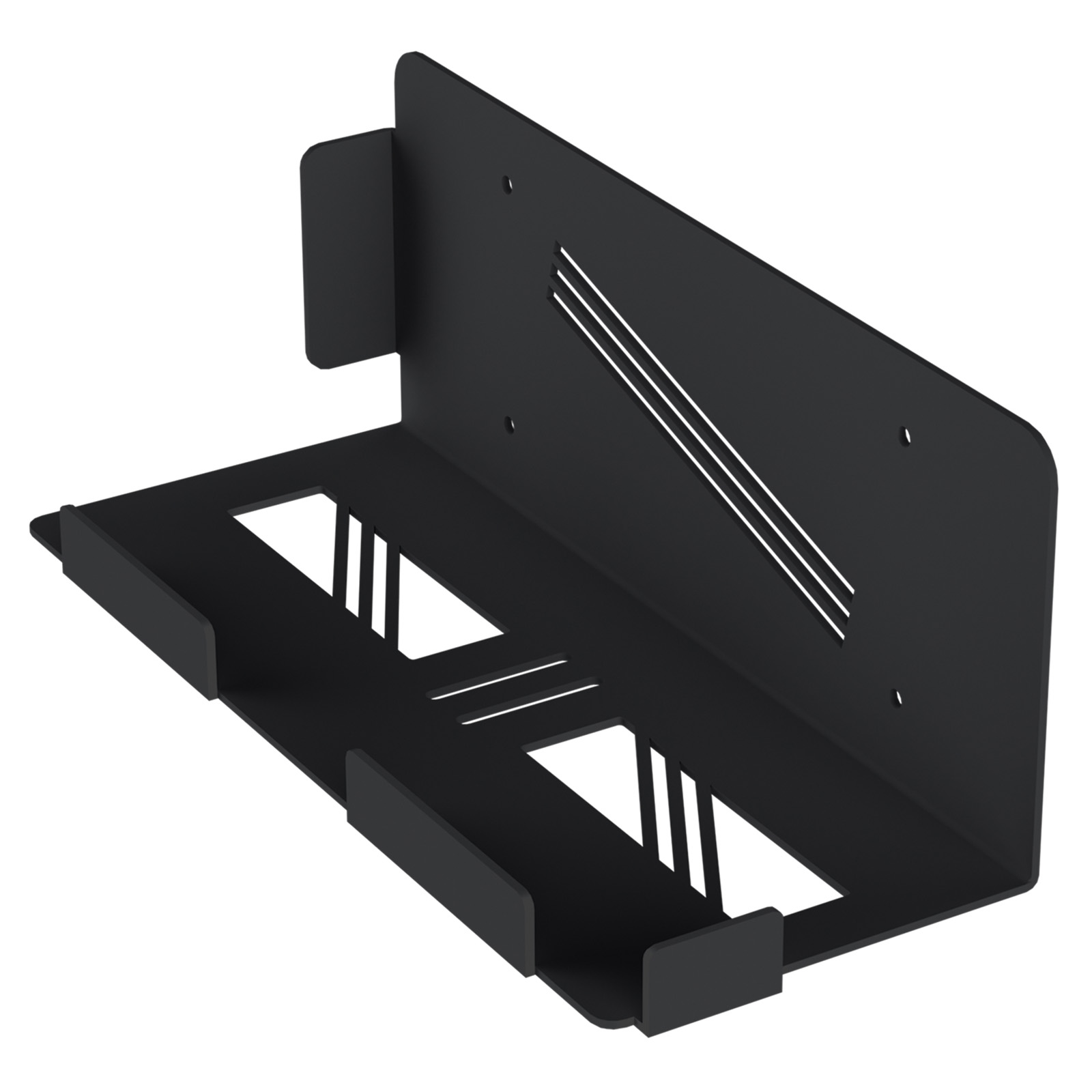 JYS JYS-P5226 Bracket for Sony PS5 Pro / PS5 Slim / PS5 Console Holder Wall Mount Storage Rack - Black