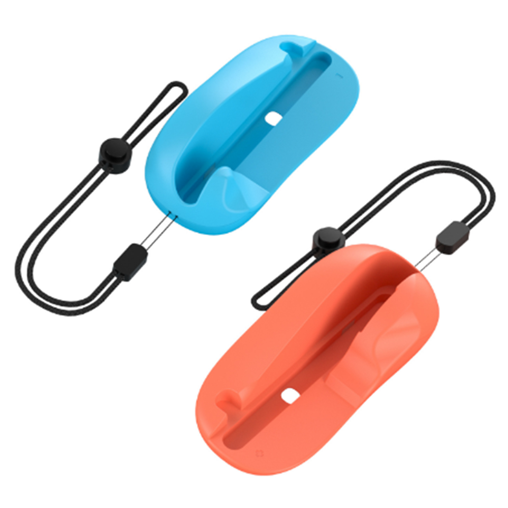 JYS-NS2296 2Pcs for Nintendo Switch 2 Joy-Con Grip Mouse Mini Portable Ergonomic Controller Base - Blue+Red