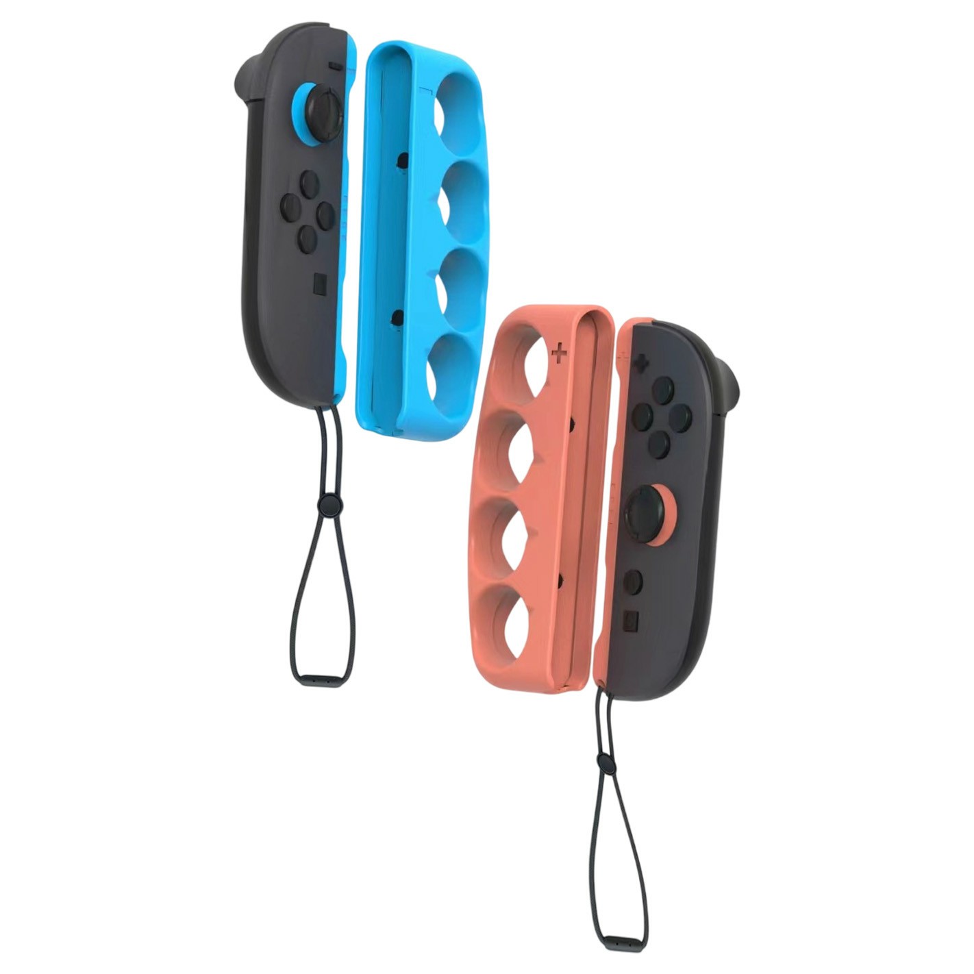 PGTECH GP-386 For Nintendo Switch 2 Left and Right Joy-Con Magnetic Boxing Grip Handle - Blue+Red