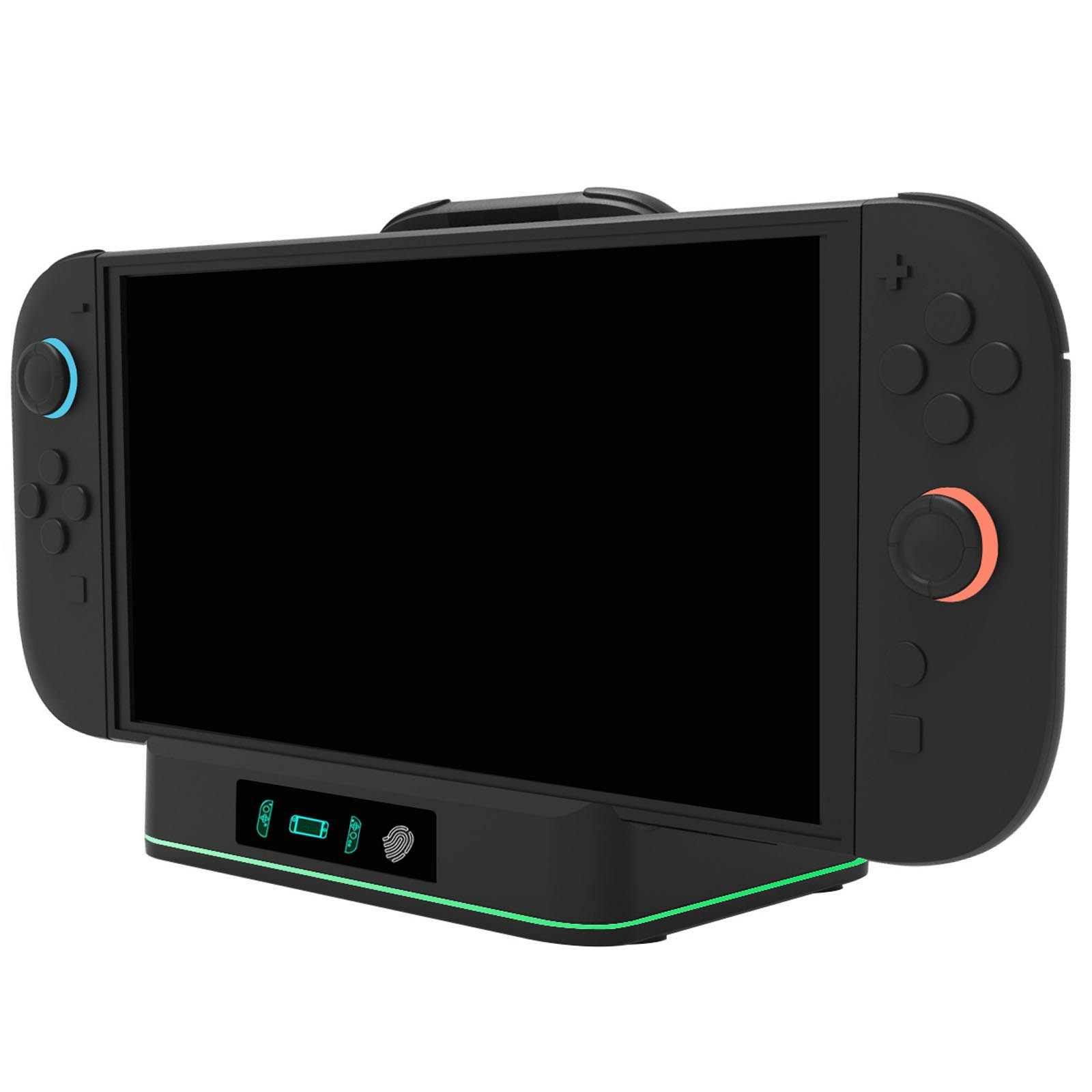 KJH KJH-NS2-029 For Nintendo Switch 2 Charging Dock Joy-Con Controllers Charging Station with RGB Light - Black