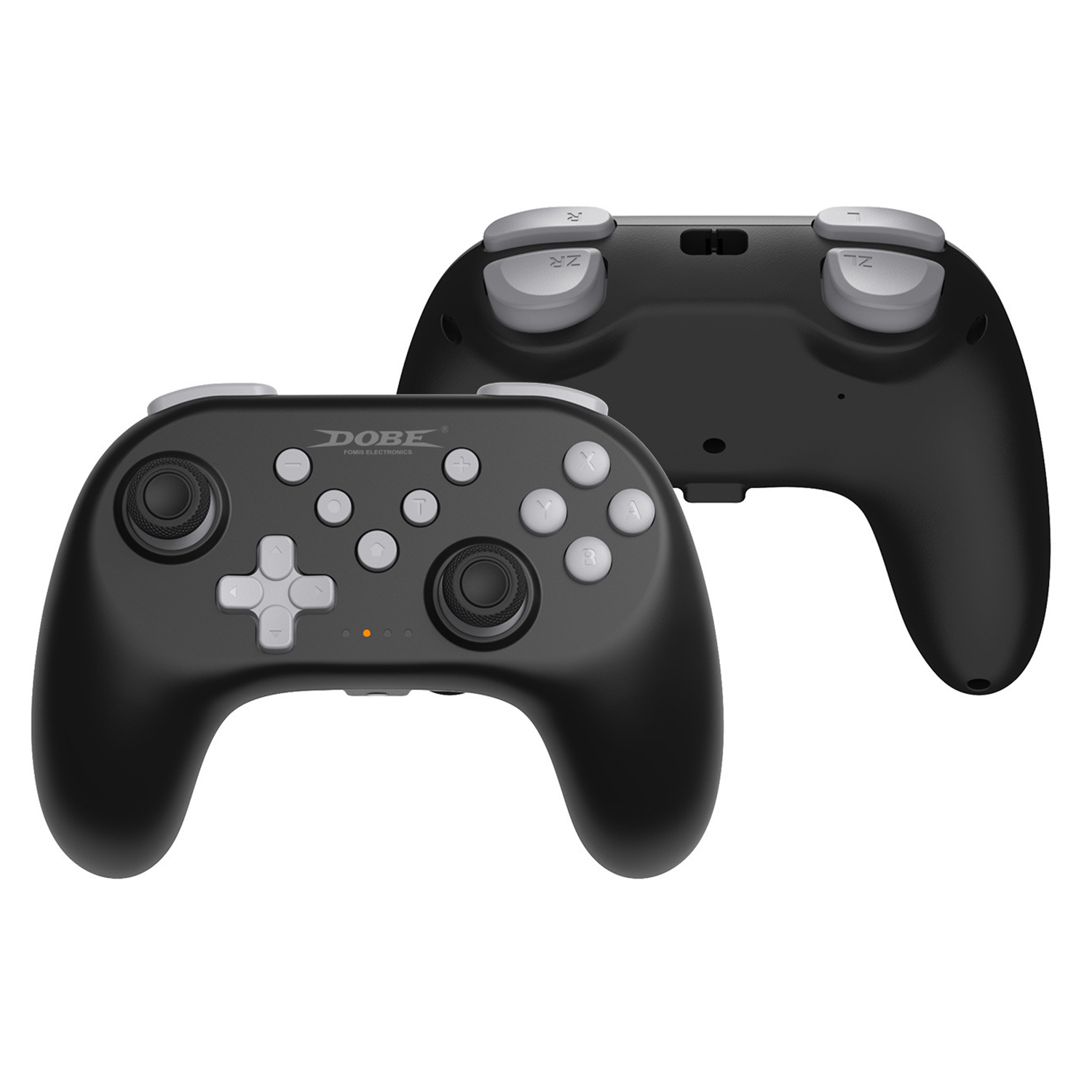 DOBE FOMIS ELECTRONICS TNS-0117E Wireless Bluetooth-compatible Controller for Nintendo Switch 2 / Switch / OLED Gamepad with Vibration - Black  /  Whi