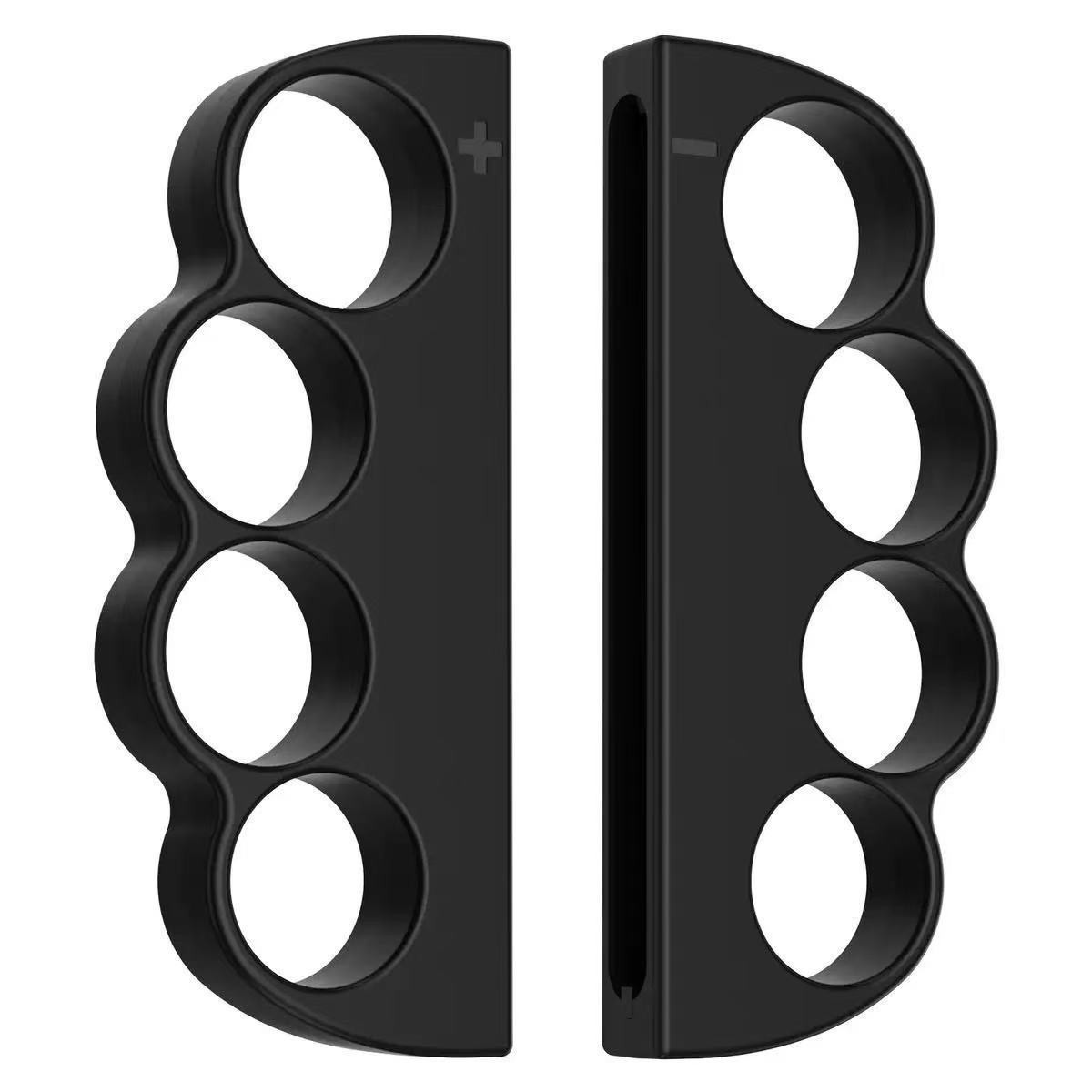 2Pcs for Nintendo Switch 2 Joy-Con Boxing Finger Clasp Left  /  Right Punch Grips ABS Knuckle Grips - Black