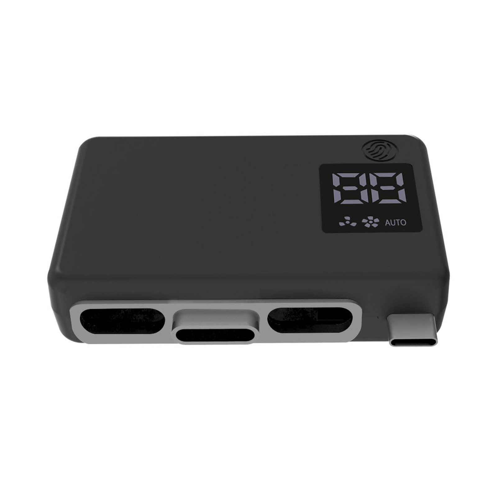 KJH KJH-NS2-568 For Nintendo Switch 2 Smart Cooling Fan LED Display 3-Speed Auto Temp Control - Black