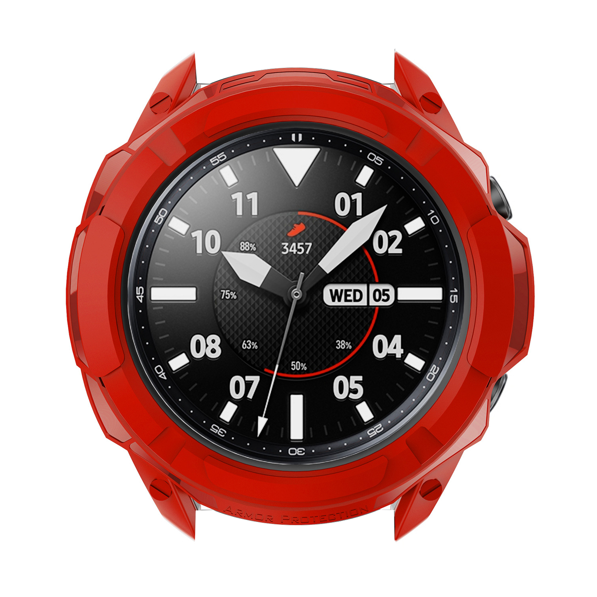 

Smart Watch Защитная ТПУ Корпус Чехол Для Samsung Galaxy Watch3 41mm - Красный, Galaxy Watch3 41mm
