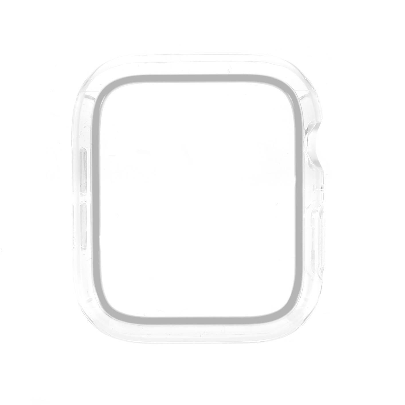 

RURIHAI For Apple Watch Series 7 45mm / Series 8 45mm Luminous Hard PC Frame Protective Cover Ultra-thin Hollow-out Watch Case - White, Apple Watch Series 7 45mm