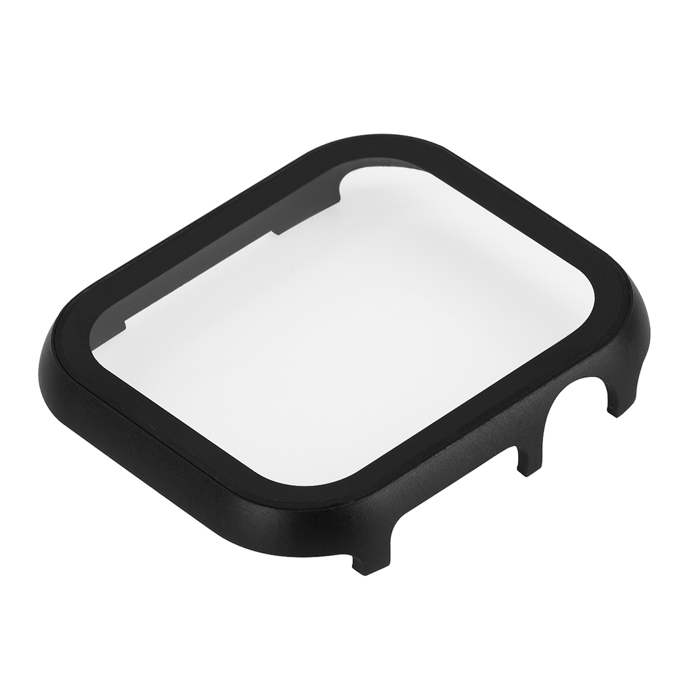 

Für Die Apple Watch Series 3 2 1 38 mm Vollschutz Metall Uhrengehäuse Mit Temperiertem Glasschildschutzschutz - Schwarz, Apple Watch Series 1 38mm