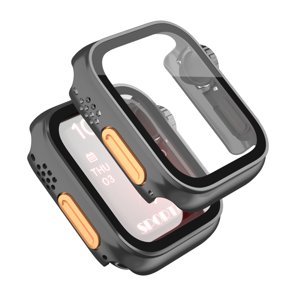 

Für Die Apple Watch Series 7 / 8 45 mm Wasserdicht - Schwarz, Apple Watch Series 9 45mm