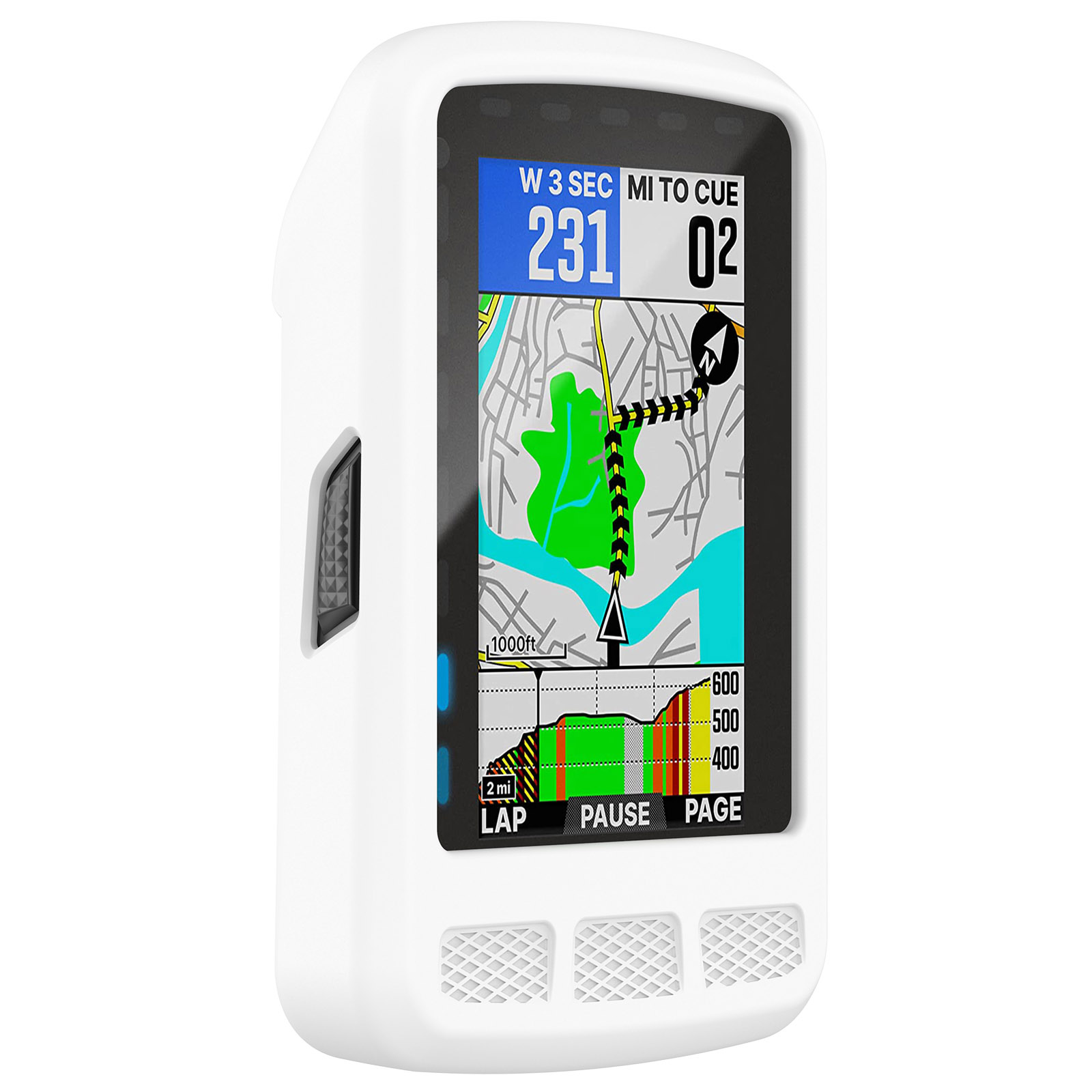 

WFCC4 Silicon -gehäuse Für Wahoo Element Roam Protective Cover Case Leichtes Zykluszubehör - Weiss