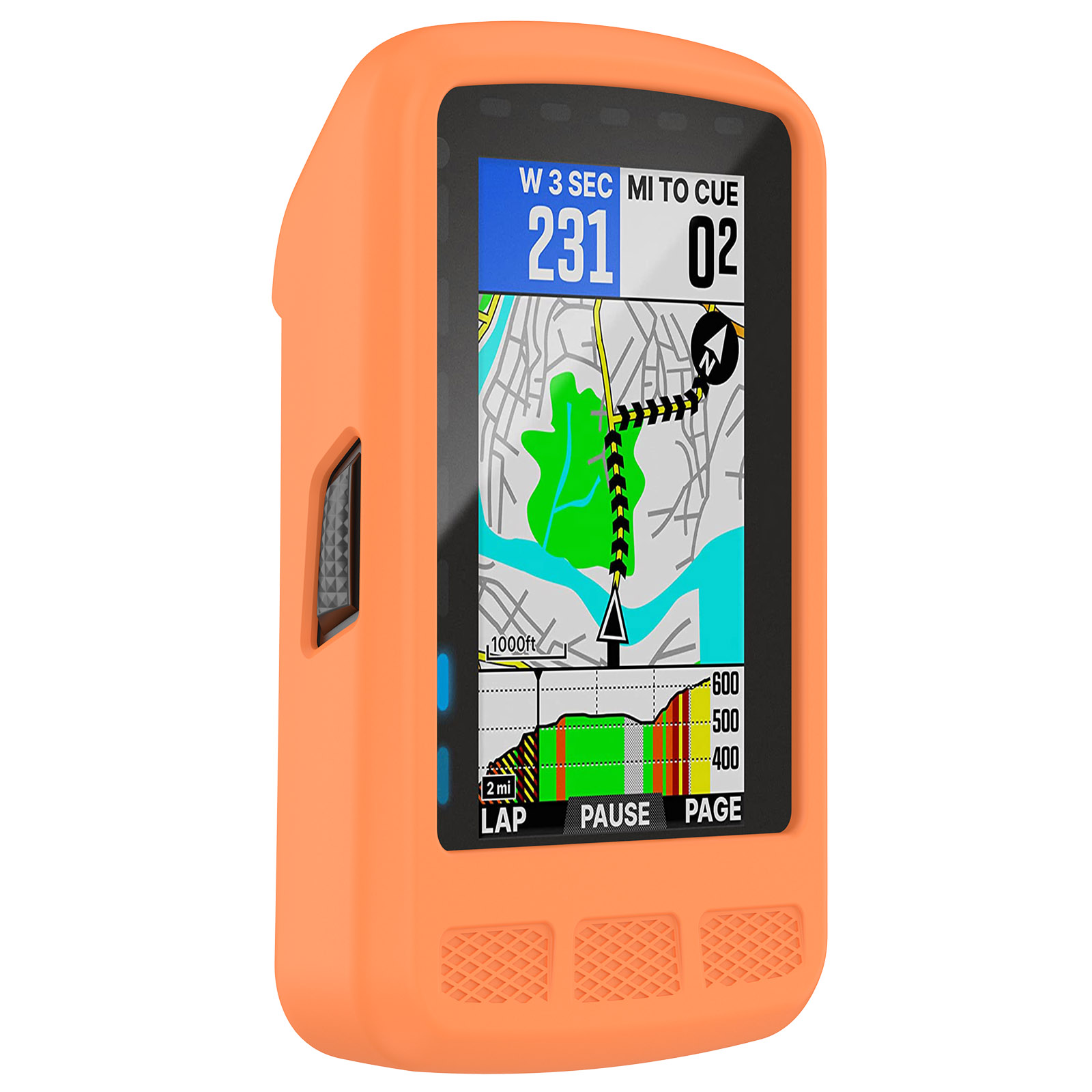 

WFCC4 Silicon -gehäuse Für Wahoo Element Roam Protective Cover Case Leichtes Zykluszubehör - Orange