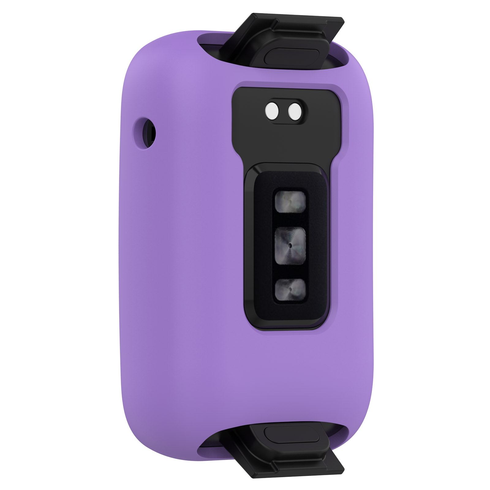 

Für Xiaomi Mi Band 7 Pro Silicon Case Smart Watch Protective Cover Half Hollow Watch Case - Lila, Xiaomi Mi Band 7 Pro