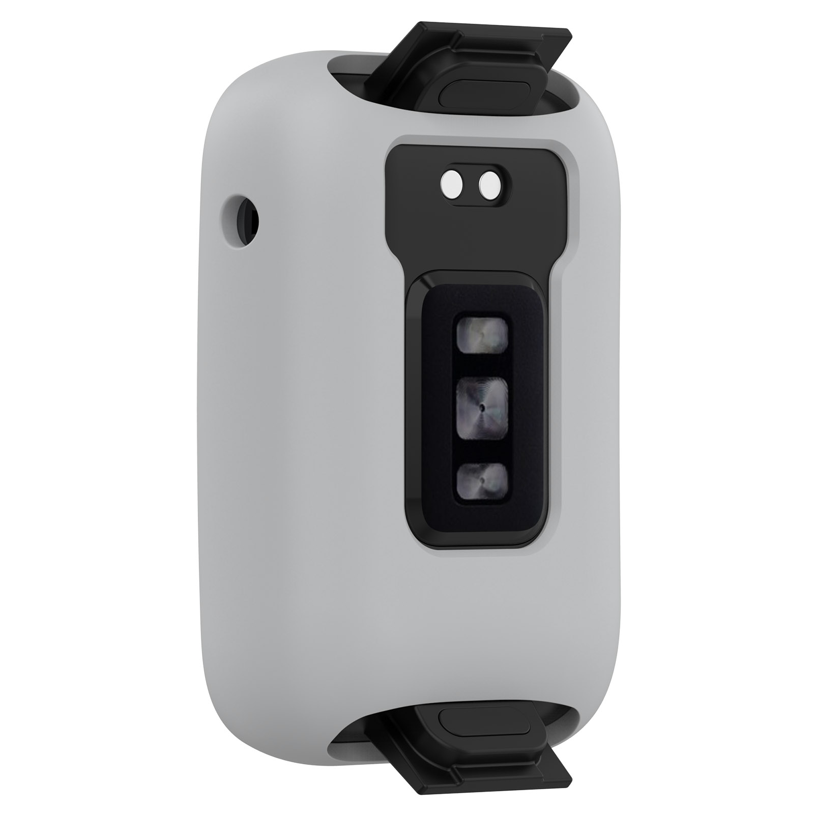 

Für Xiaomi Mi Band 7 Pro Silicon Case Smart Watch Protective Cover Half Hollow Watch Case - Grau, Xiaomi Mi Band 7 Pro