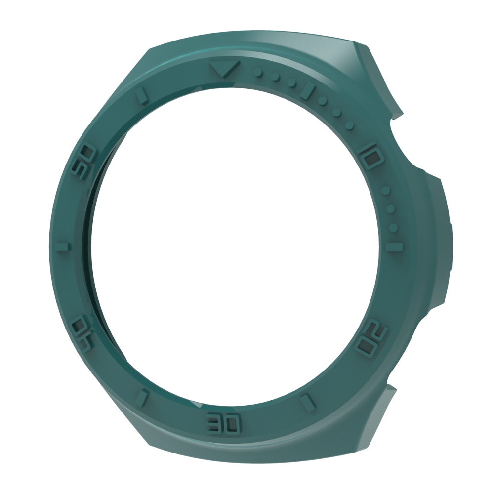 

Für Huawei Watch 4 Pro Anti-scratch PC Watch Case Hohlschutzrahmen Mit Skala - Grün, Huawei Watch 4 Pro