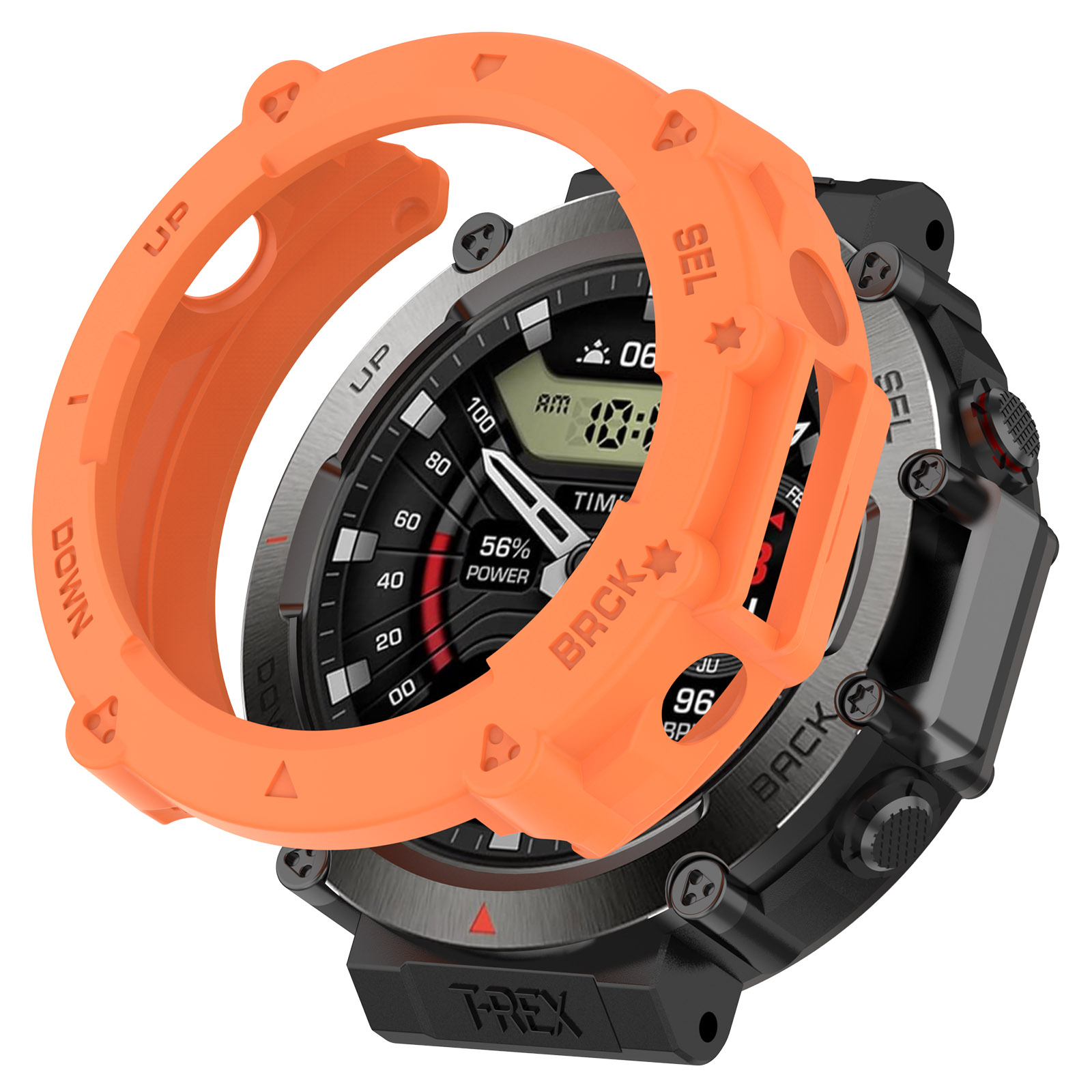 

Anti-Scratch Watch Housing Case Für Amazfit T-Rex Ultra A2142 TPU Cover Schnellfreisetzungen Hollow Case - Elder, Huami Amazfit Watch