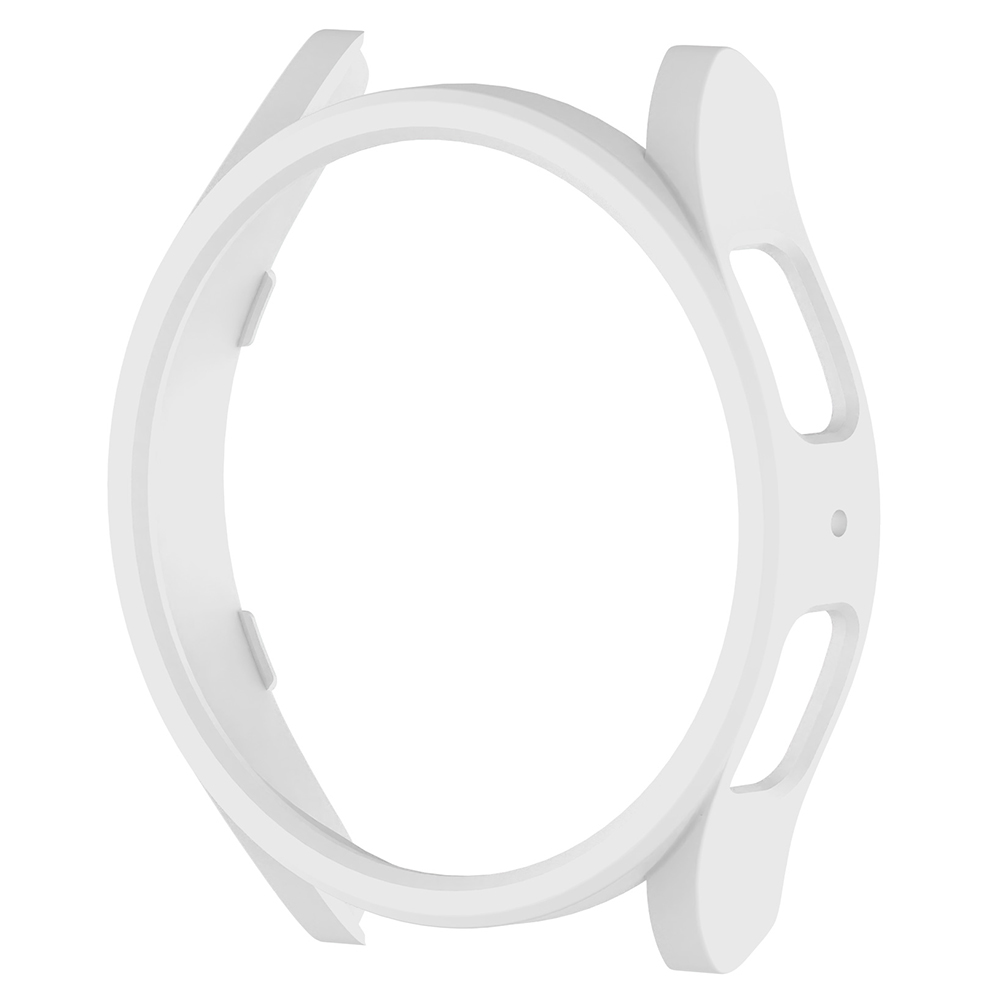 

Für Samsung Galaxy Watch6 40 mm Hard PC Watch Hülle Gummierte Schutzabdeckungsrahmen - Whiet, Galaxy Watch6 40mm