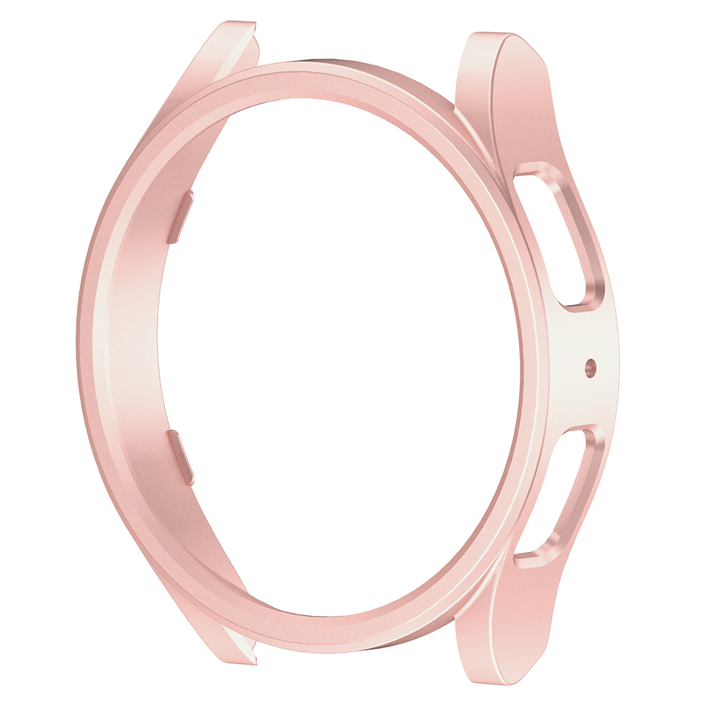 

Für Samsung Galaxy Watch6 40 mm Hard PC Watch Hülle Gummierte Schutzabdeckungsrahmen - Helles Roségold, Galaxy Watch6 40mm