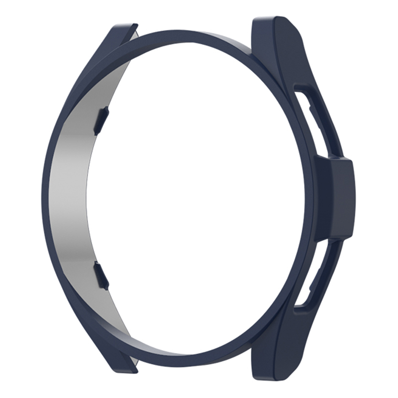 

Für Samsung Galaxy Watch6 44 mm Anti-kollision Matt Watch Case PC Hohlschützer Rahmen - Mitternachtsblau, Galaxy Watch6 44mm