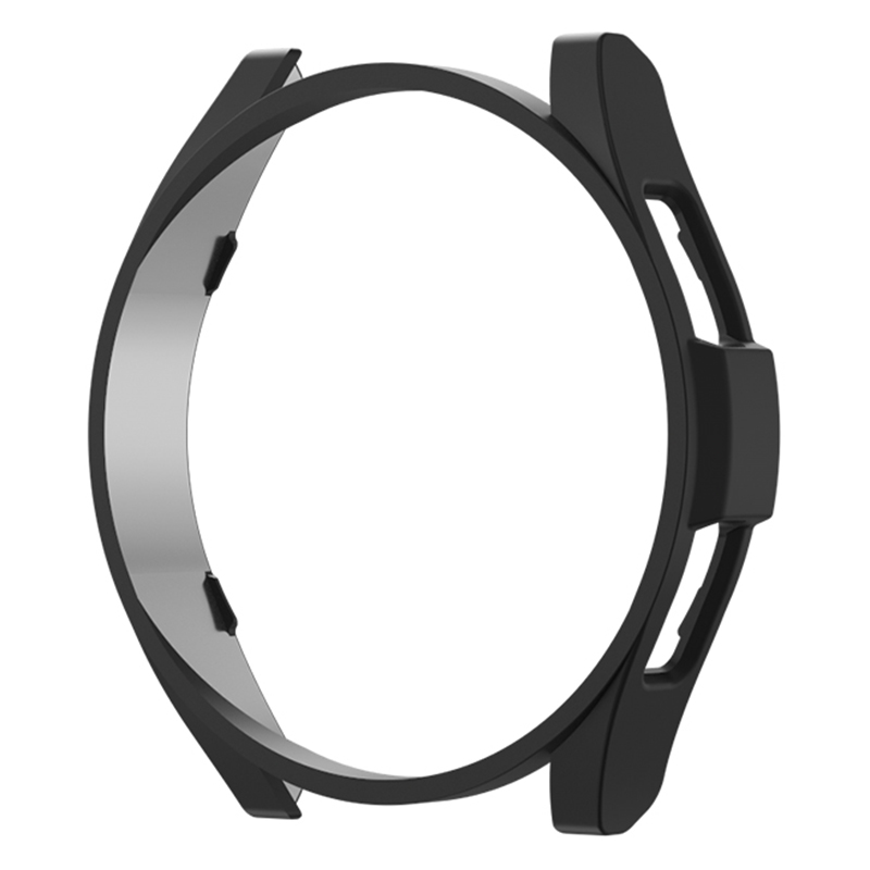 

Für Samsung Galaxy Watch6 40 mm Anti-kollision PC Hohl Schutzrahmen Matt Watch Hülle - Schwarz, Galaxy Watch6 40mm