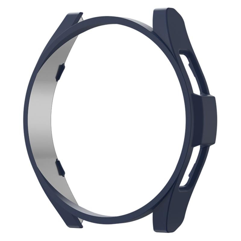 

Für Samsung Galaxy Watch6 40 mm Anti-kollision PC Hohl Schutzrahmen Matt Watch Hülle - Mitternachtsblau, Galaxy Watch6 40mm