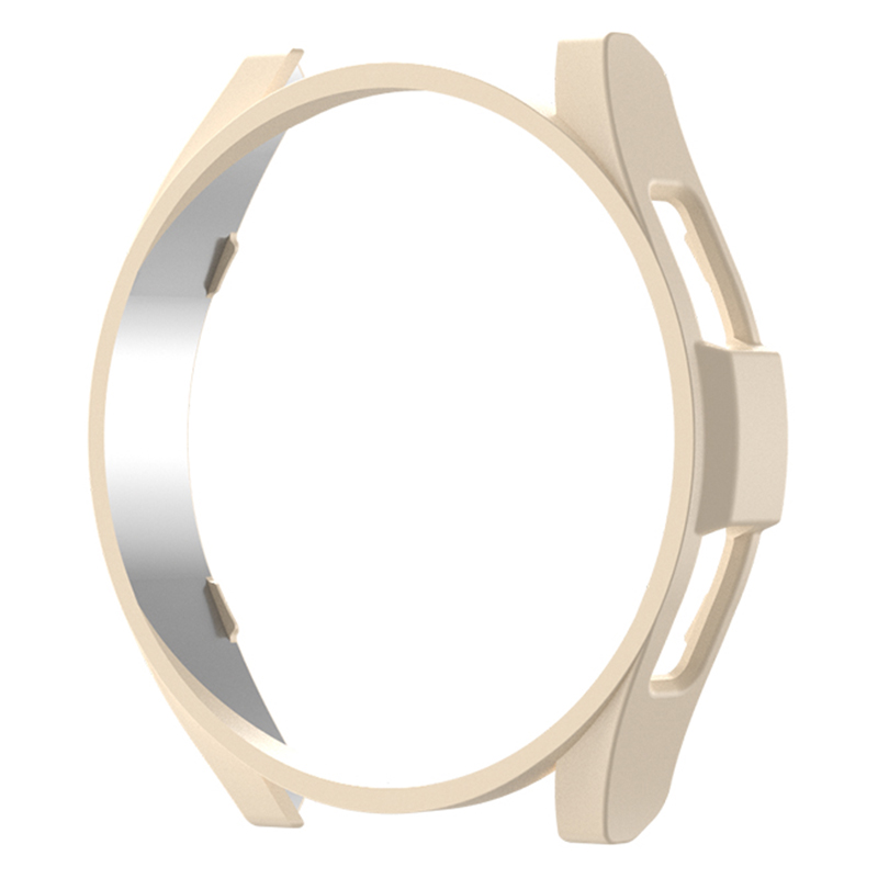 

Für Samsung Galaxy Watch6 40 mm Anti-kollision PC Hohl Schutzrahmen Matt Watch Hülle - Aprikose, Galaxy Watch6 40mm