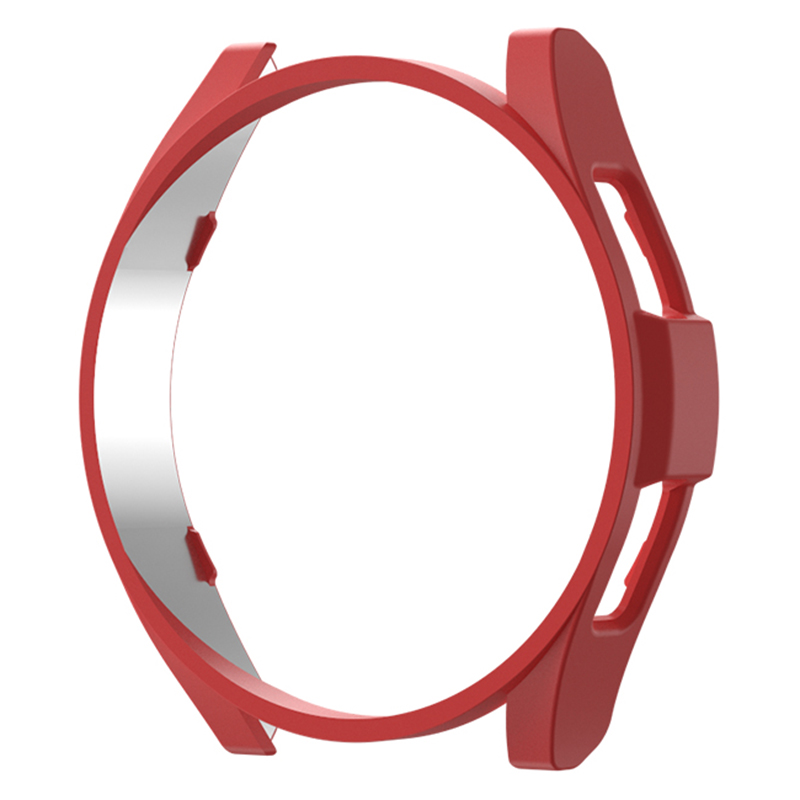 

Für Samsung Galaxy Watch6 40 mm Anti-kollision PC Hohl Schutzrahmen Matt Watch Hülle - Rot, Galaxy Watch6 40mm