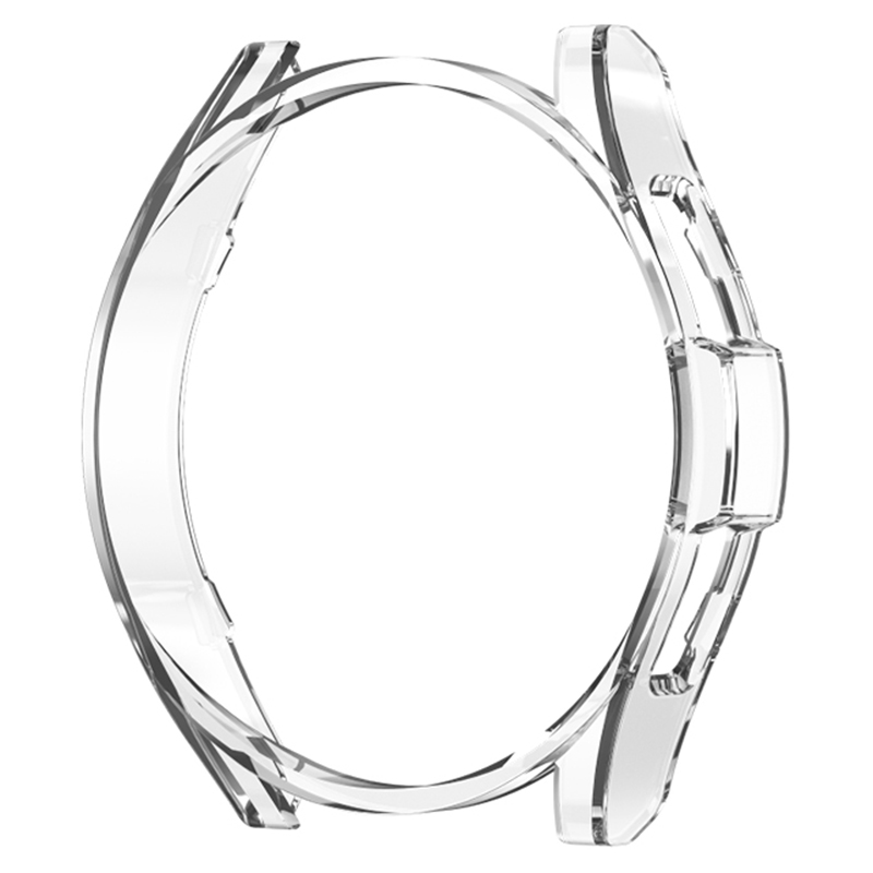 

Für Samsung Galaxy Watch6 40 mm Anti-kollision PC Hohl Schutzrahmen Matt Watch Hülle - Transparent, Galaxy Watch6 40mm