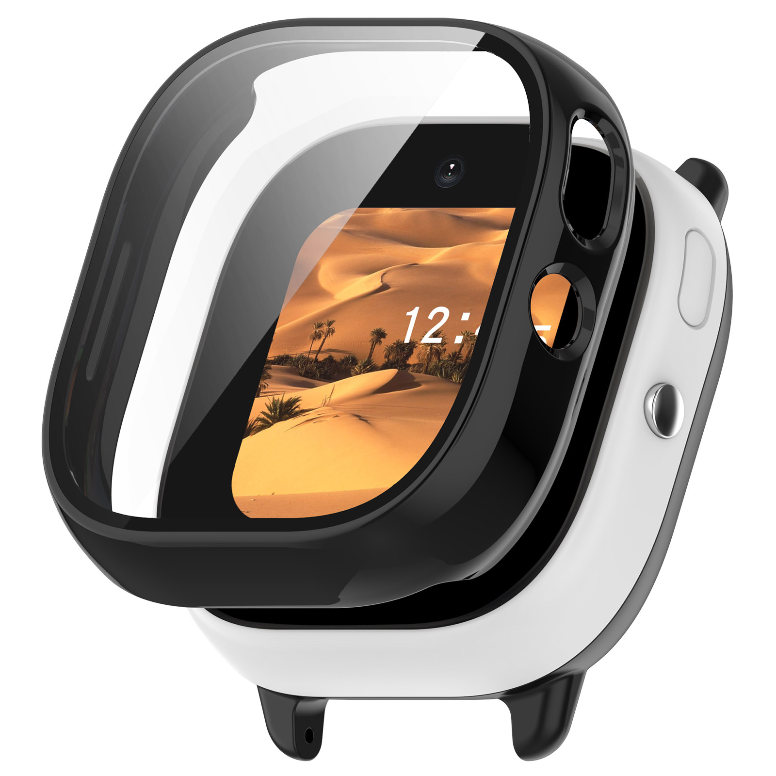 

Für Verizon Gizmowatch Disney Edition PC Frame Anti-collision-uhren Mit Integriertem, Temperamentvollem Glasfilm - Schwarz, Verizon GizmoWatch Disney Edition