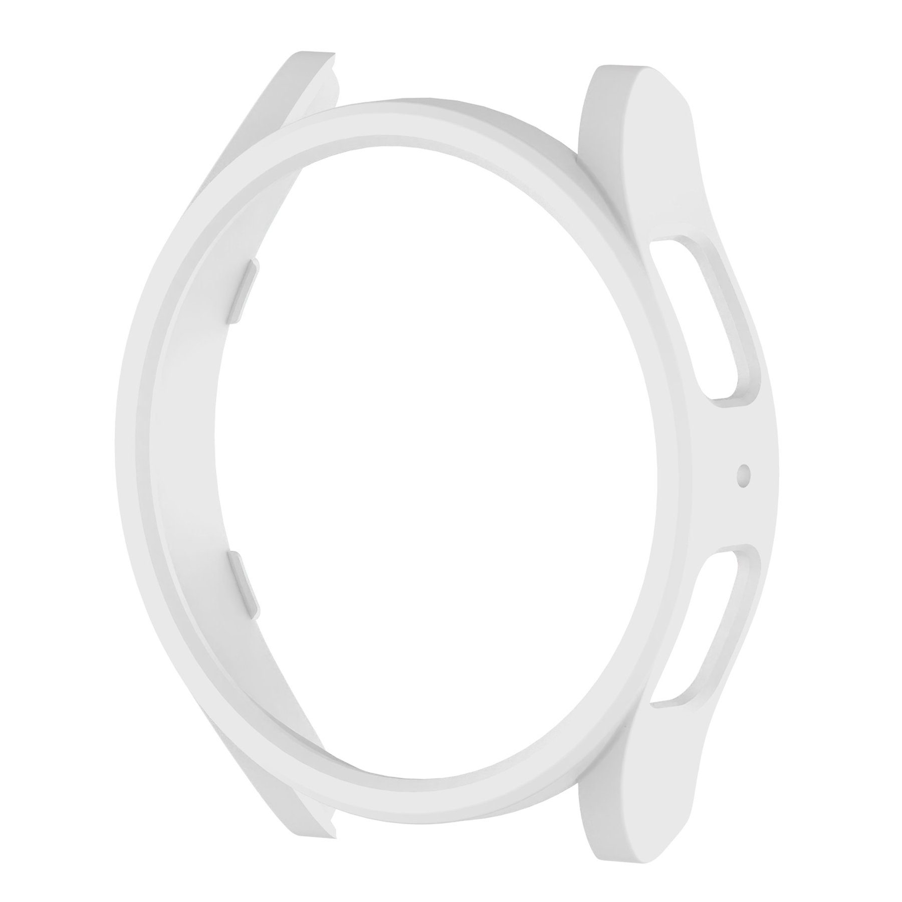 

Watch Cover Für Samsung Galaxy Watch6 40 Mm, Matte PC Protective Case Hohlrahmenschutzschutz - Weiß, Galaxy Watch6 40mm