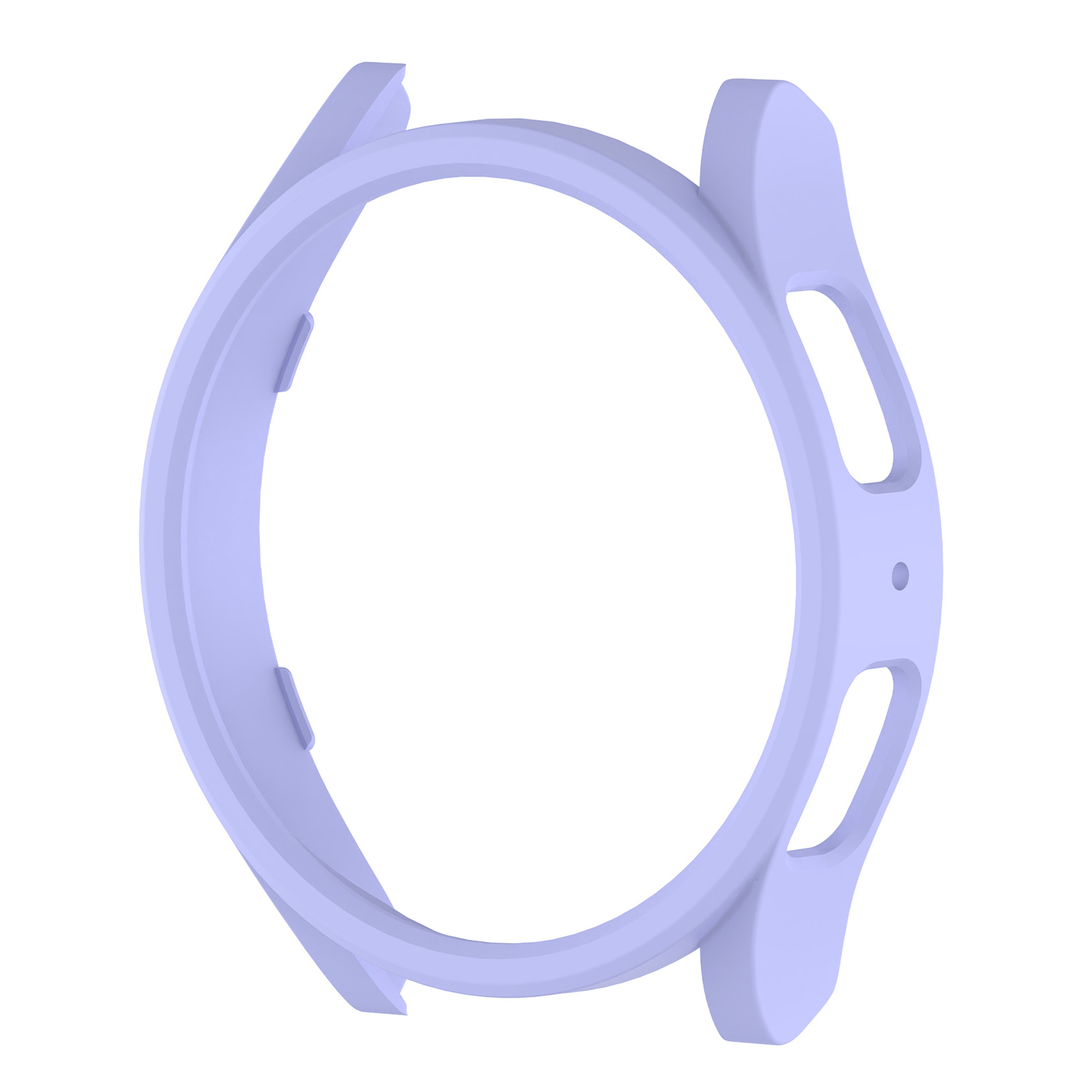 

Für Samsung Galaxy Watch6 44mm Hard PC Protective Case Hohl Frame Matte PC Watch Cover - Lila, Galaxy Watch6 44mm
