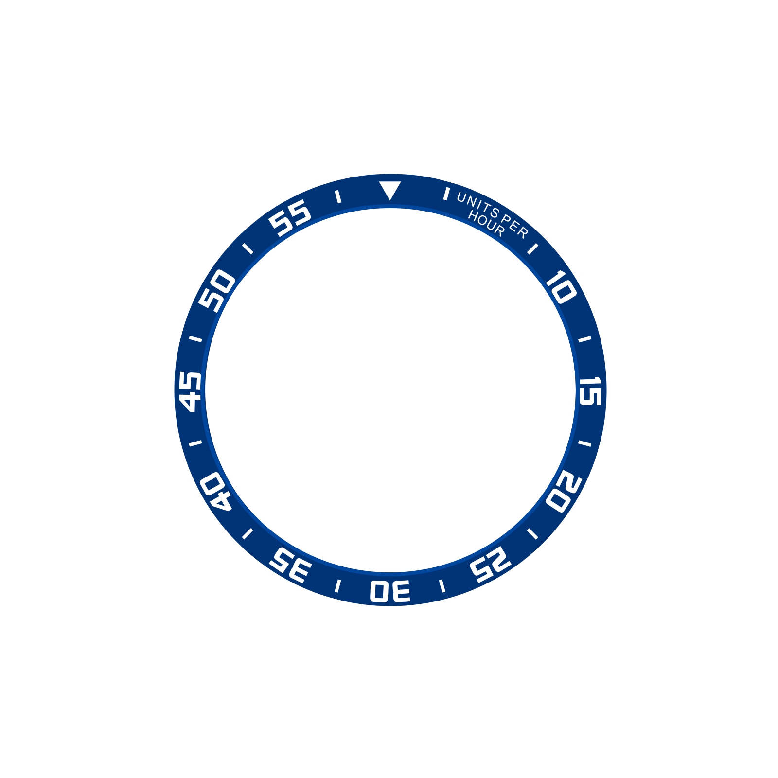

Typ -c -zeitskala -lünette Schleife Für Samsung Galaxy Watch 5 Pro 45mm, Aluminiumlegierkleber Klingel Ring -zifferblattabdeckung - Blau / Weiße Charaktere, Galaxy Watch 5 Pro 45mm