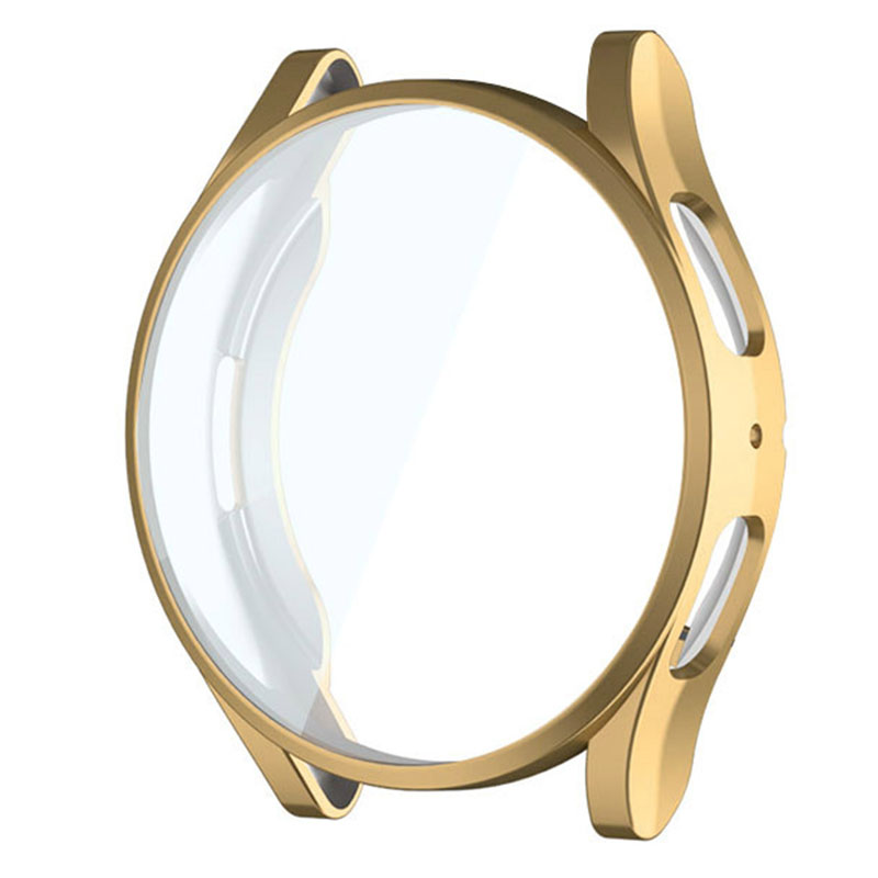 

Enkay Hut Prince Für Samsung Galaxy Watch6 40 mm TPU Watch Case Vollbedeckung Elektroplieren Mit Screenfilm - Gold, Galaxy Watch6 40mm