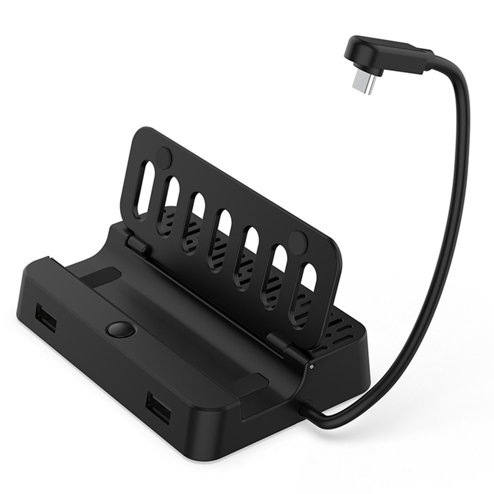 DOBE TY-2849 For Steam Deck Docking Station Converter with HD Video Port  Gigabit Ethernet  USB 2.0 and PD Fast Charging