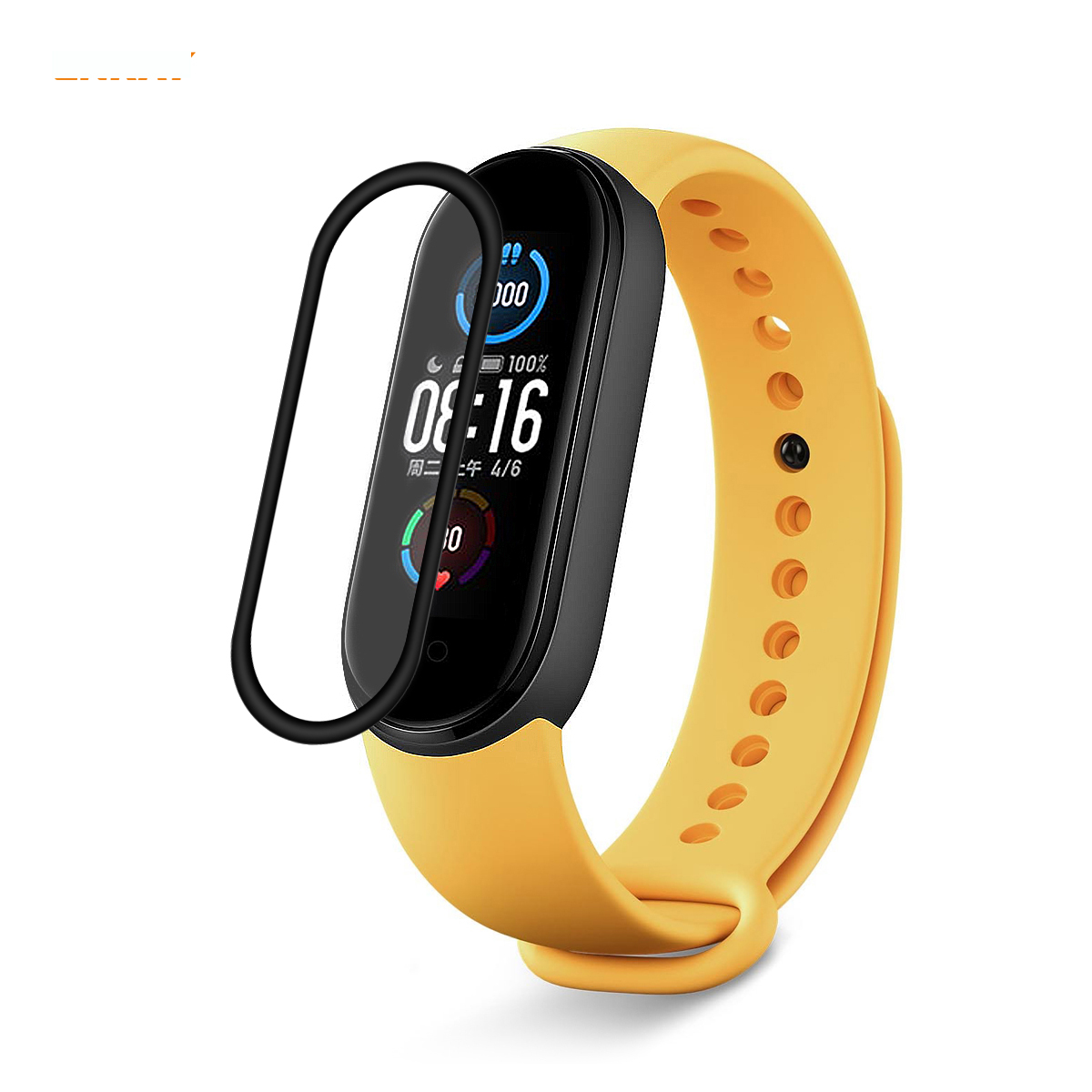 

Enkay Hat Prince 3D PC Edge + PMMA Полное Покрытие Экрана Для Xiaomi Mi Band 5/6, Xiaomi Mi Band 5
