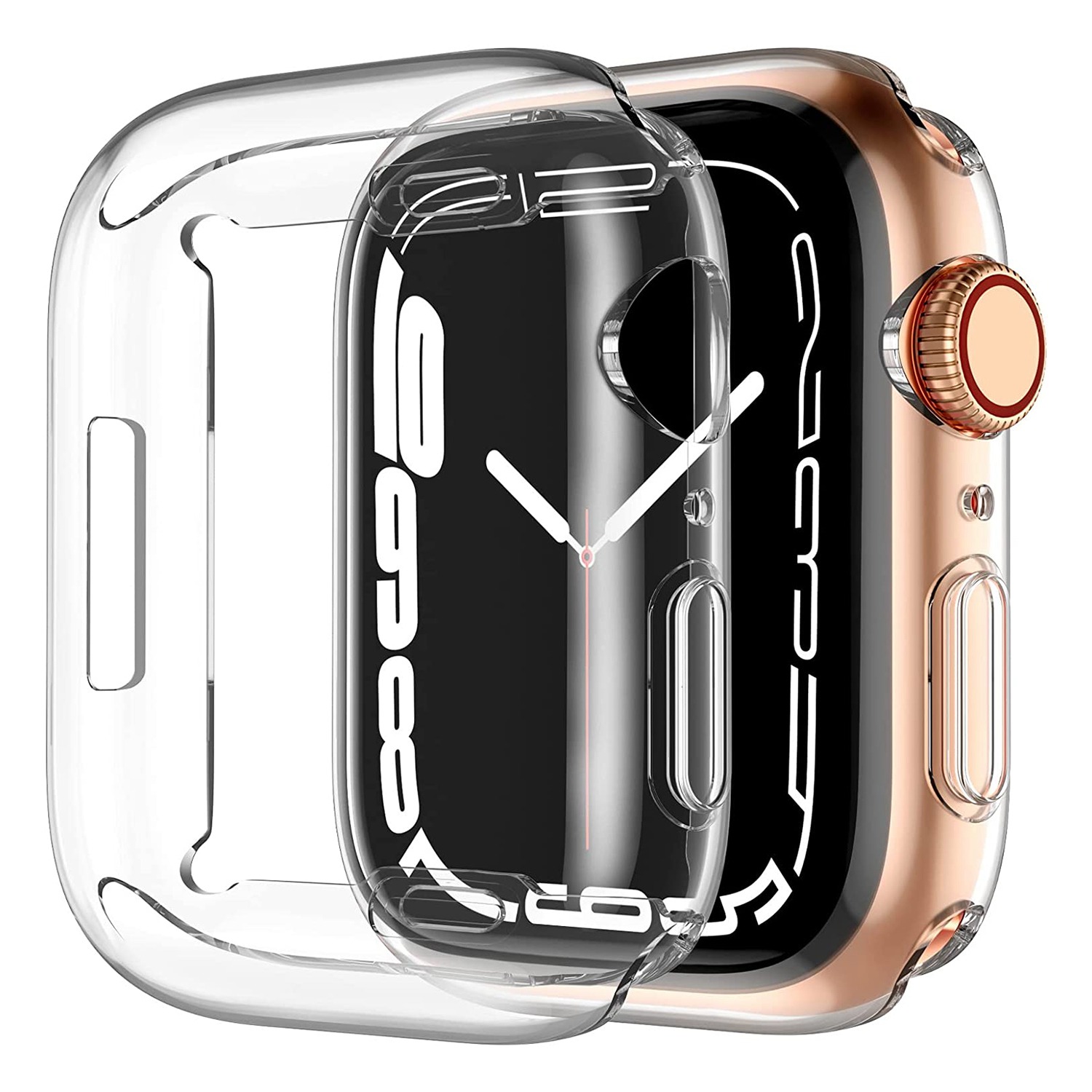 

Для Apple Watch SE (2022) 40-миллиметровый Прозрачный Корпус TPU Hollow Cover Anty-scratch Smart Watch Защитные Корпусы, Apple Watch SE (2022) 40mm