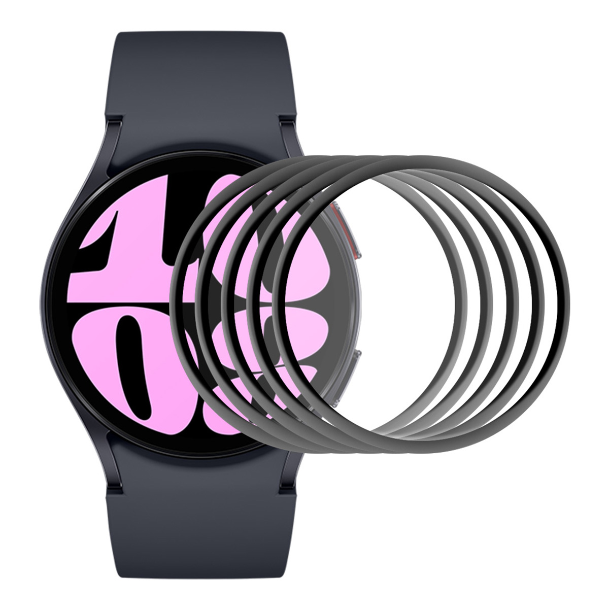 

Enkay Hut Prince 5pcs Vollbildschutzschutz Für Samsung Galaxy Watch6 40mm 3D Gebogen, Galaxy Watch6 40mm