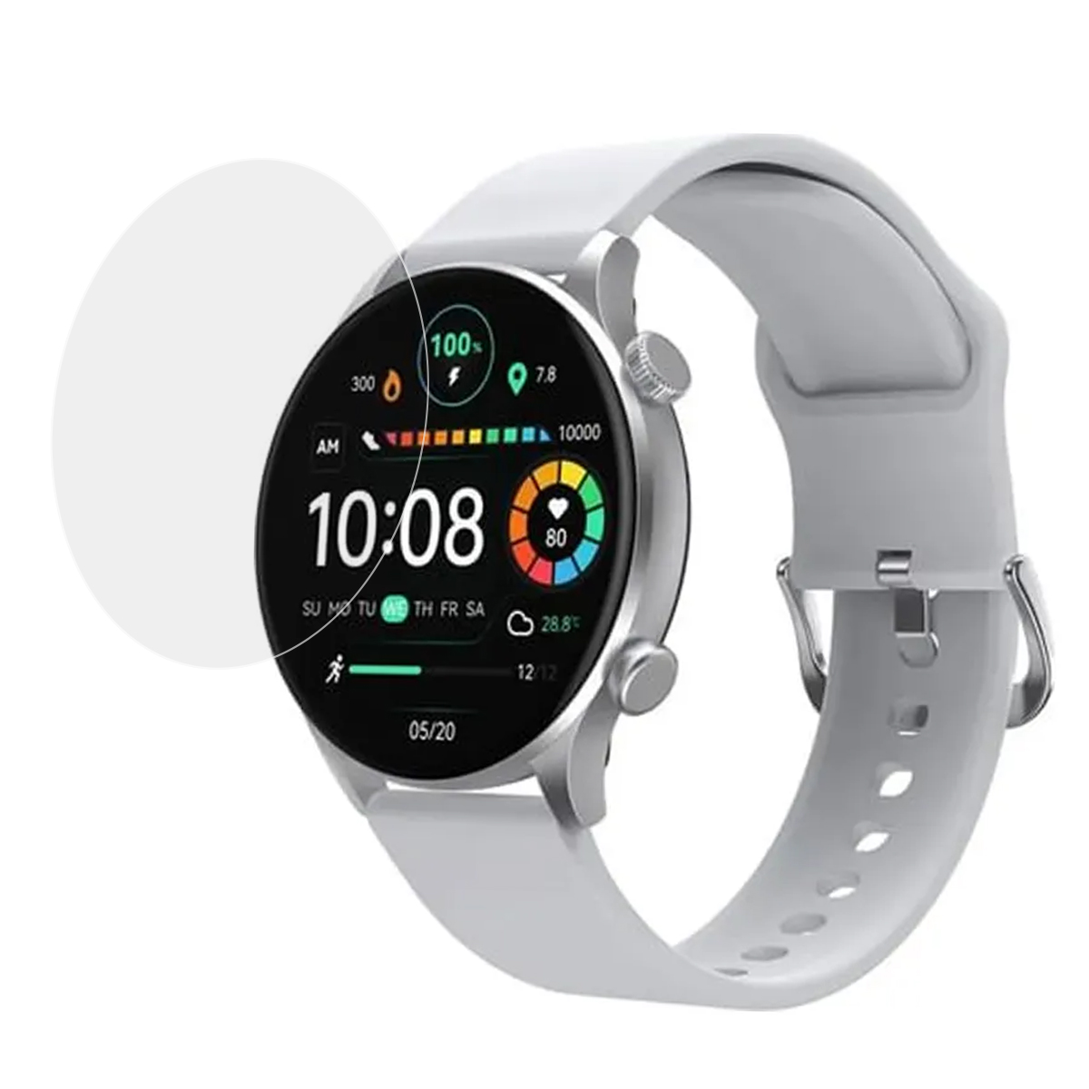 

Für Haylou Solar Plus RT3 Watch Screen Protector Explosionssicheres HD Clear Clear Soft TPU Watch Film, Haylou Solar Plus RT3